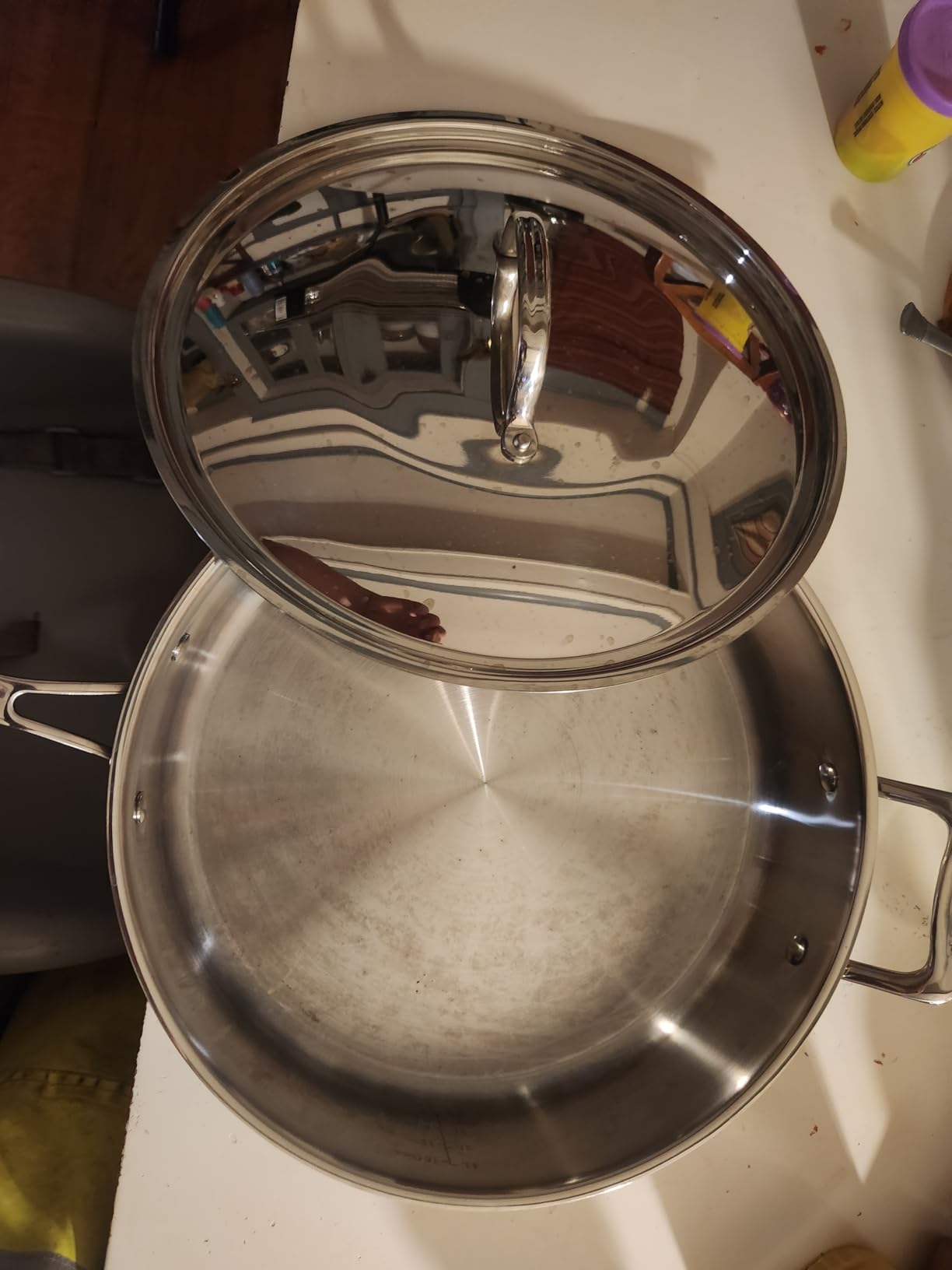 Cuisinart 5.5 Quart Sauté Pan w/ Cover, Stainless Steel Pan with Lid, Large Kitchen Pan, Dishwasher Safe, Compatible with Induction, Electric, Gas Cooktops, Oven Safe Saucepan, Cool Grip Handles customer photo 2