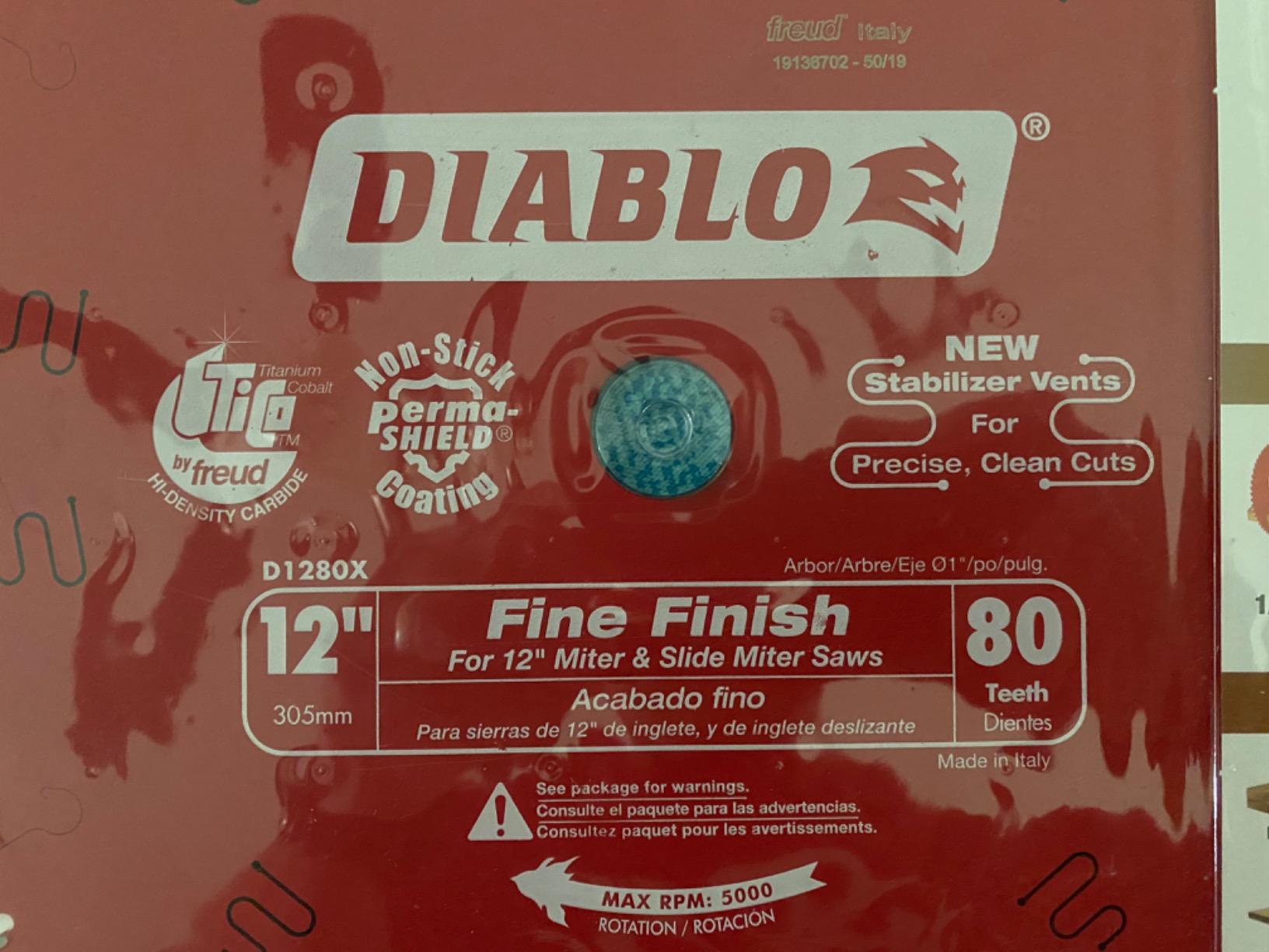 Diablo Saw Blade for Wood - 12
