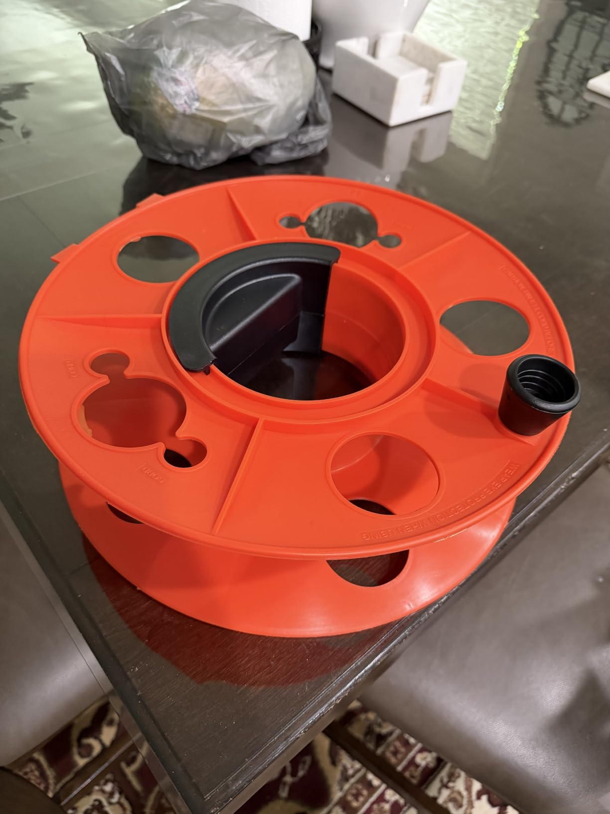 Bayco KW-130 Cord Storage Reel with Center Spin Handle, 150-Feet customer photo 2