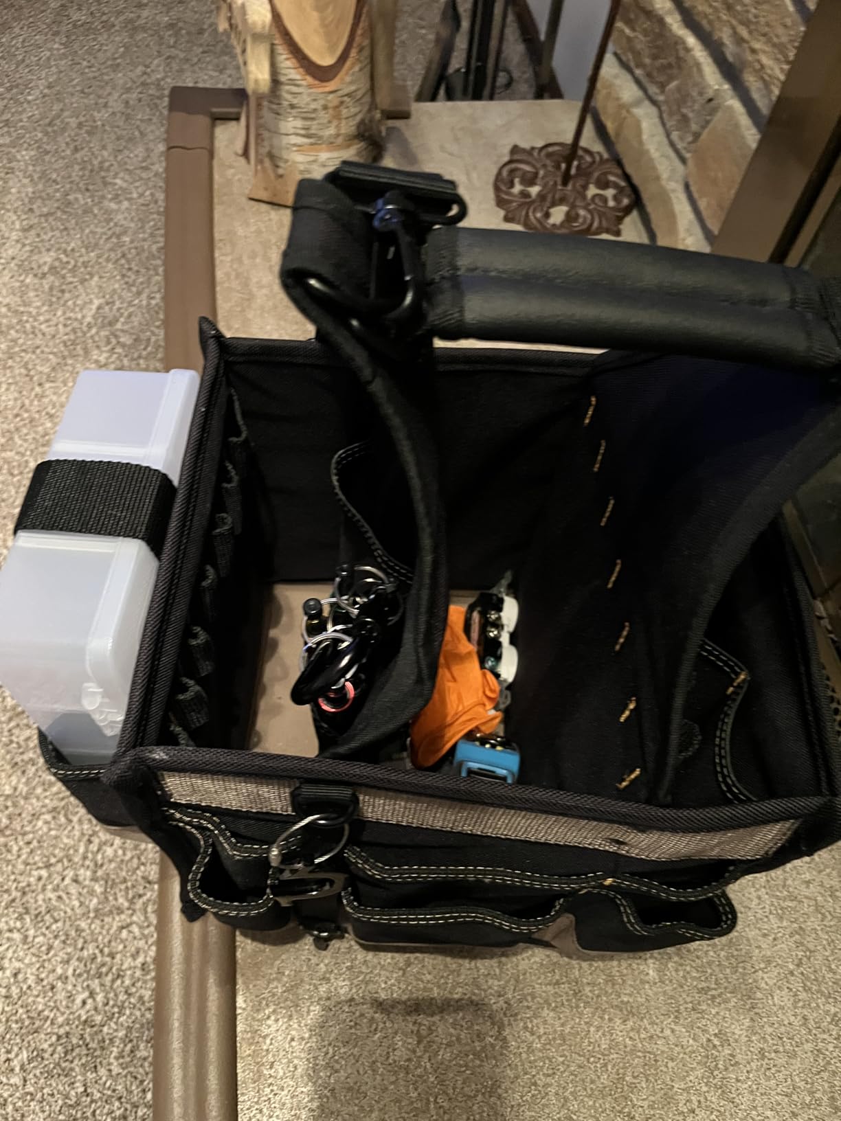 CLC Custom LeatherCraft 1528 Large Electrical and Maintenance Tool Carrier, Black customer photo 1