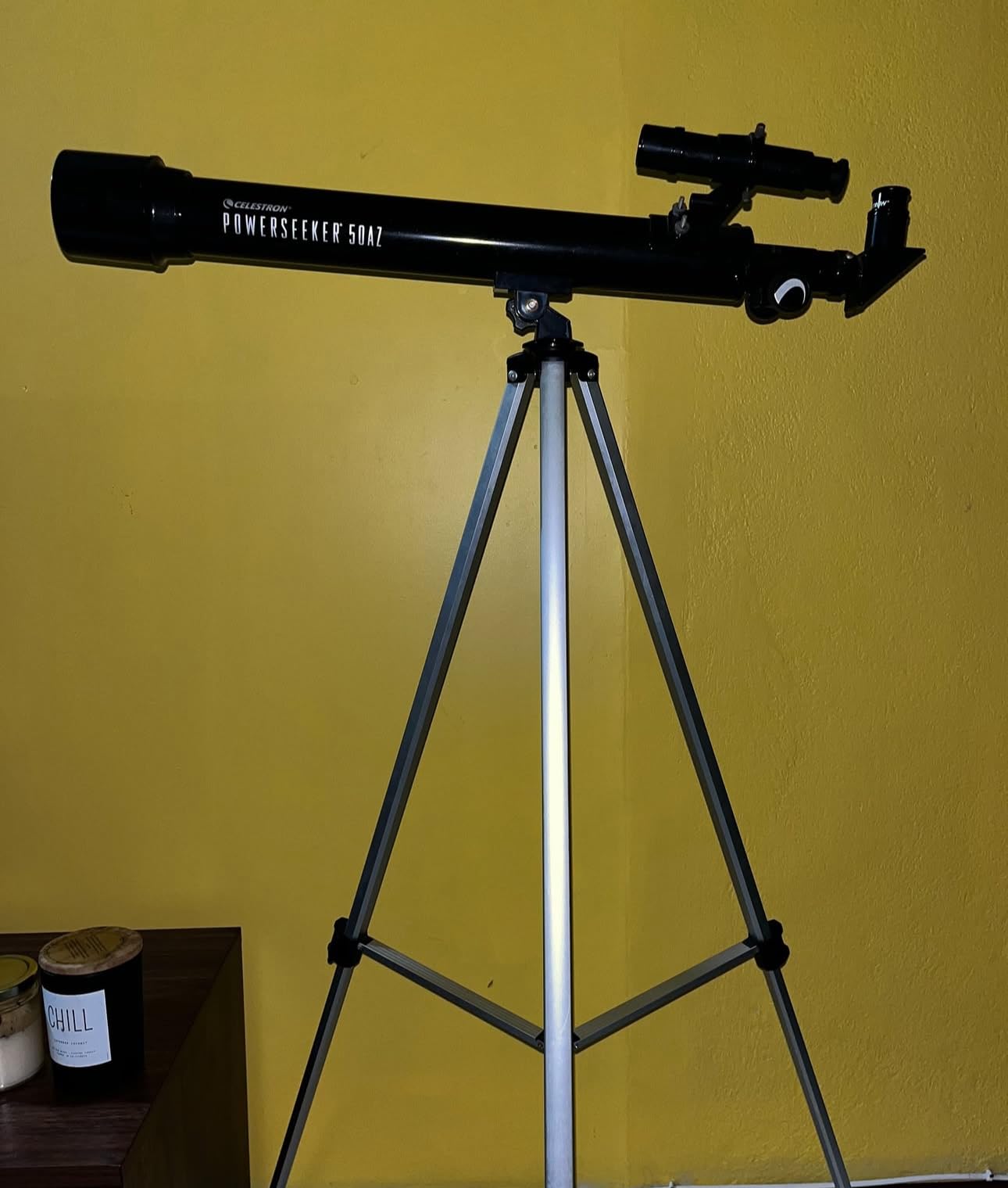 Celestron PowerSeeker 50AZ Grab-and-Go Beginner Refractor Telescope customer photo 1