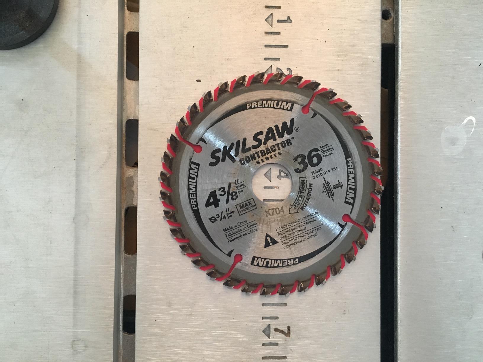 Diablo Fine Finish Saw Blade - 4-1/2-Inch Dia, 36-Teeth, 3/8