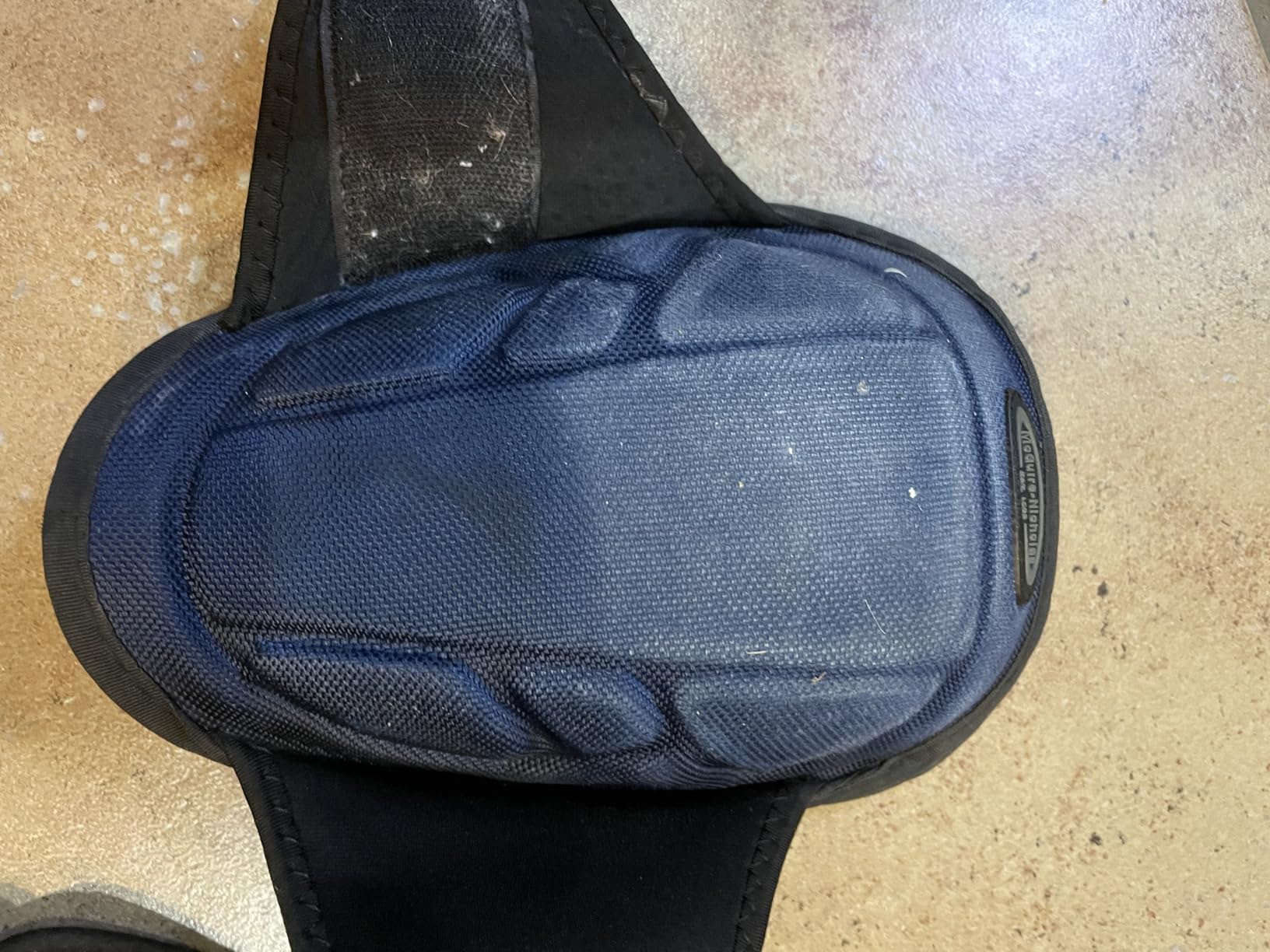 McGuire-Nicholas Gel Lite Flooring Pro Knee Pads, 1 Pair, Navy/Black customer photo 2