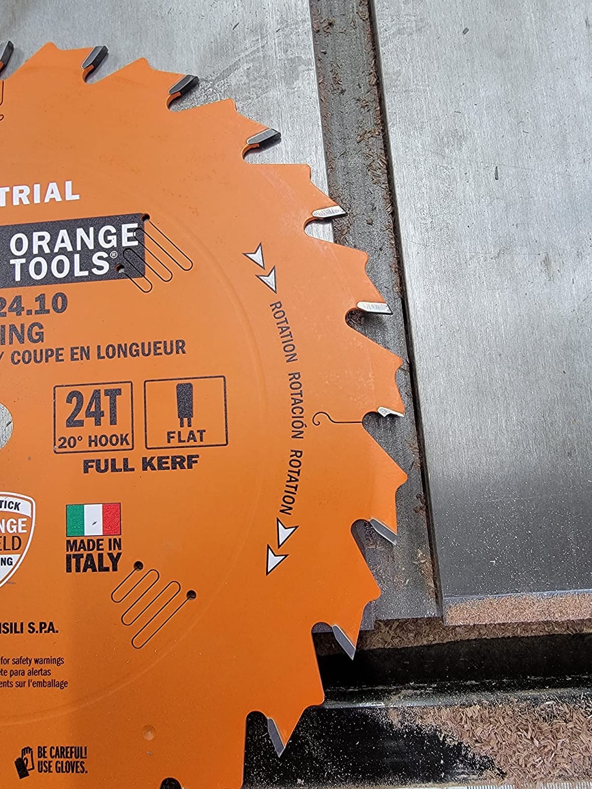 CMT Orange Tools 201.024.10 - Ripping Saw Blade HW D=10 B=5/8 Z24 K=0.126 P=0.087 a=20 customer photo 2