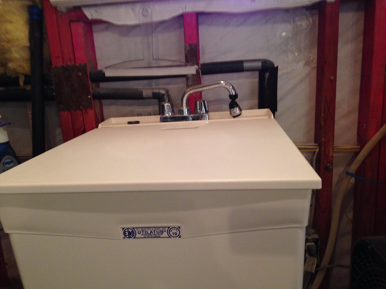EZ-FLO El Mustee 19F Utilatub 18-Gallon Floor-Mount Laundry/Utility Tub, 34 X 20 X 24 In, White customer photo 1