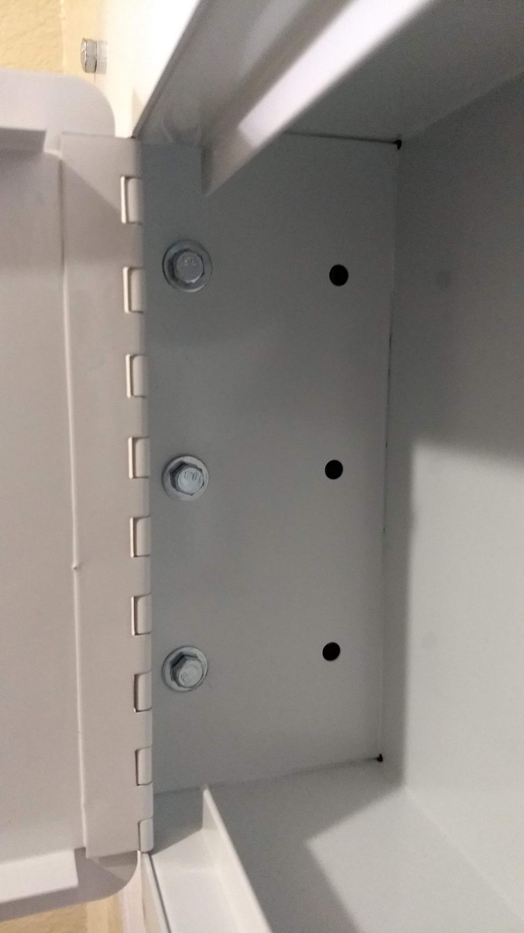 Homak First Watch Between The Studs High Security Steel Wall Safe, White customer photo 2