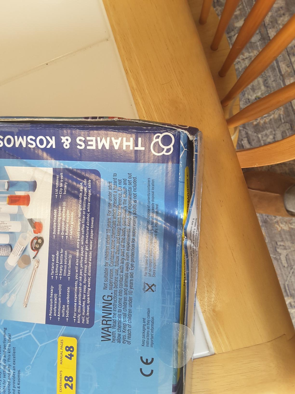 Thames & Kosmos Chemistry Chem C500 Science Kit with 28 Guided Experiments 48 Page Science Guide Parents’ Choice Silver Award Winner, 13.1
