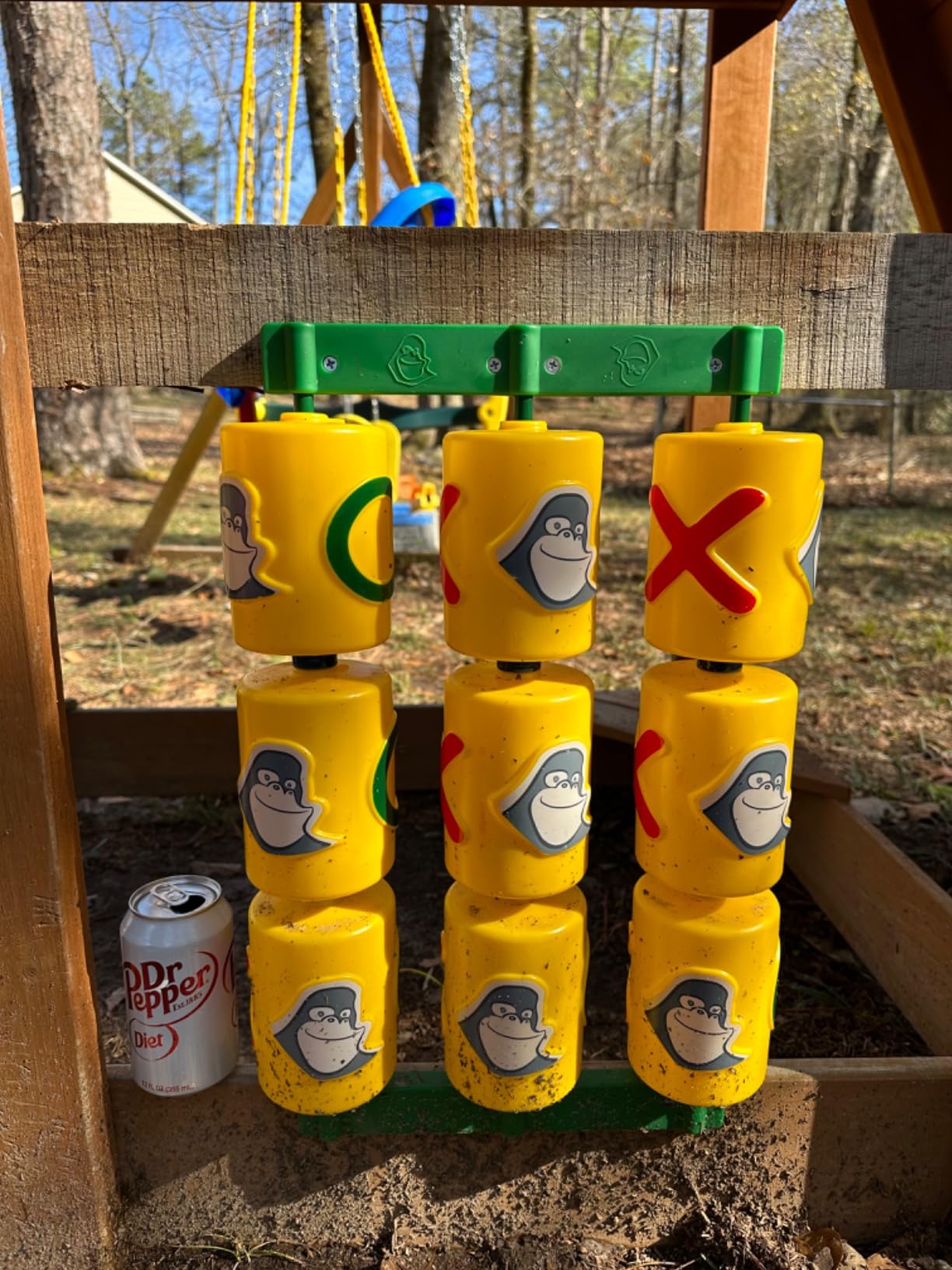 Gorilla Playsets 07-0010 Tic Tac Toe Spinner Activity Panel for Swing Sets, Yellow customer photo 1