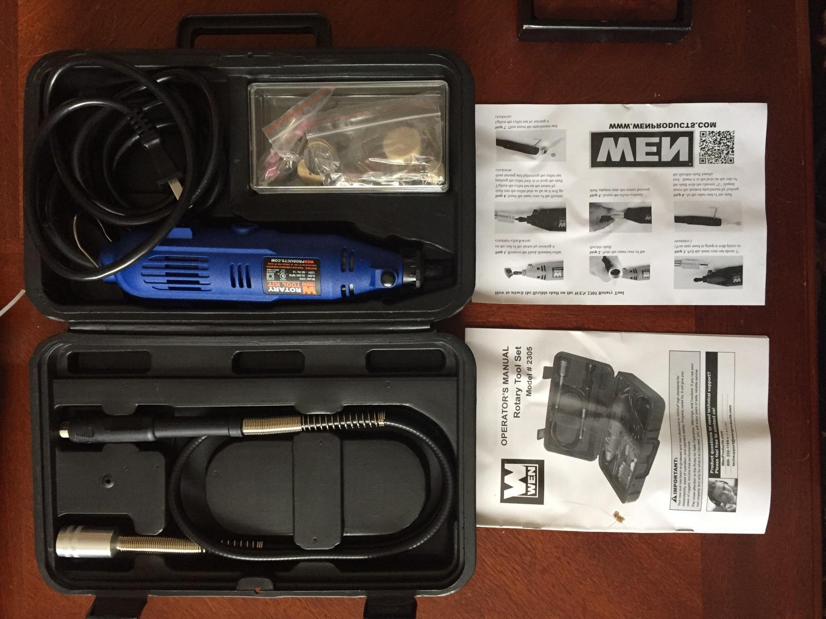 WEN 2305 Rotary Tool Kit with Flex Shaft customer photo 2