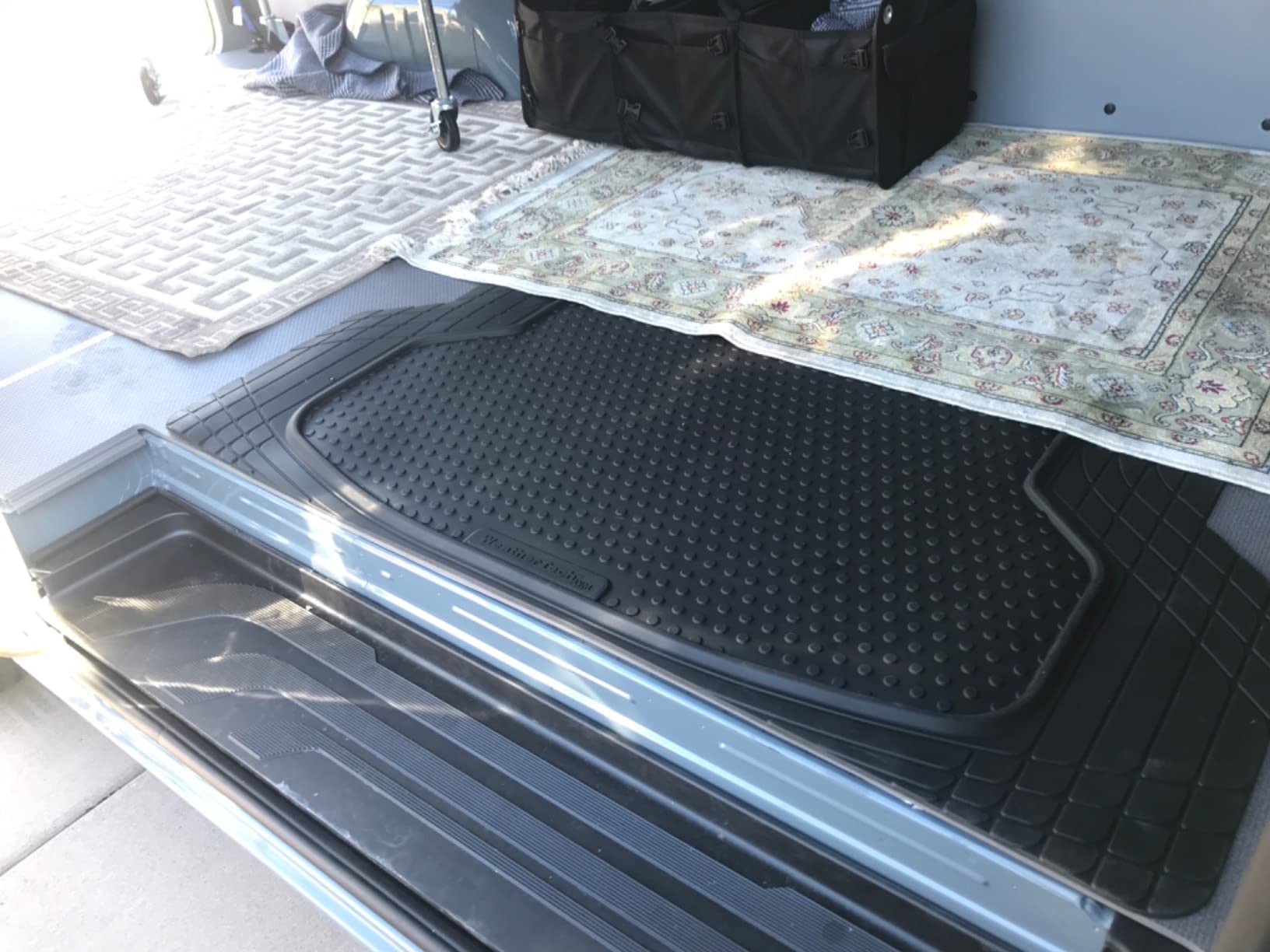 WeatherTech Universal Trim to Fit All Weather Cargo Mat for SUV Floor and Car Trunk Liner, Black customer photo 2