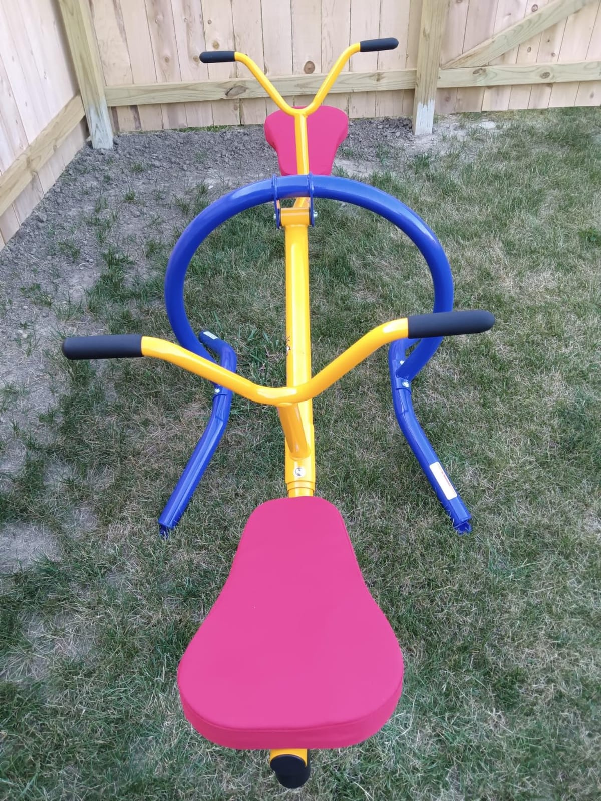 gym dandy Teeter-Totter Home Seesaw Playground Set TT-210, Multi Colored, 37.00 x 31.00 x 85.50 inches customer photo 2