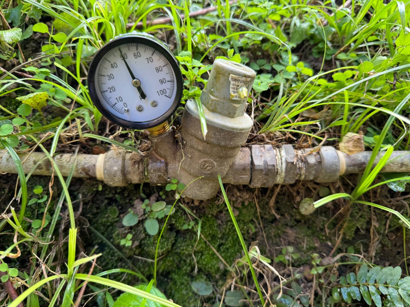 Valterra RV Water Regulator, Lead-Free Brass Adjustable Water Regulator with Pressure Gauge for Camper, Trailer, RV Plumbing System customer photo 2
