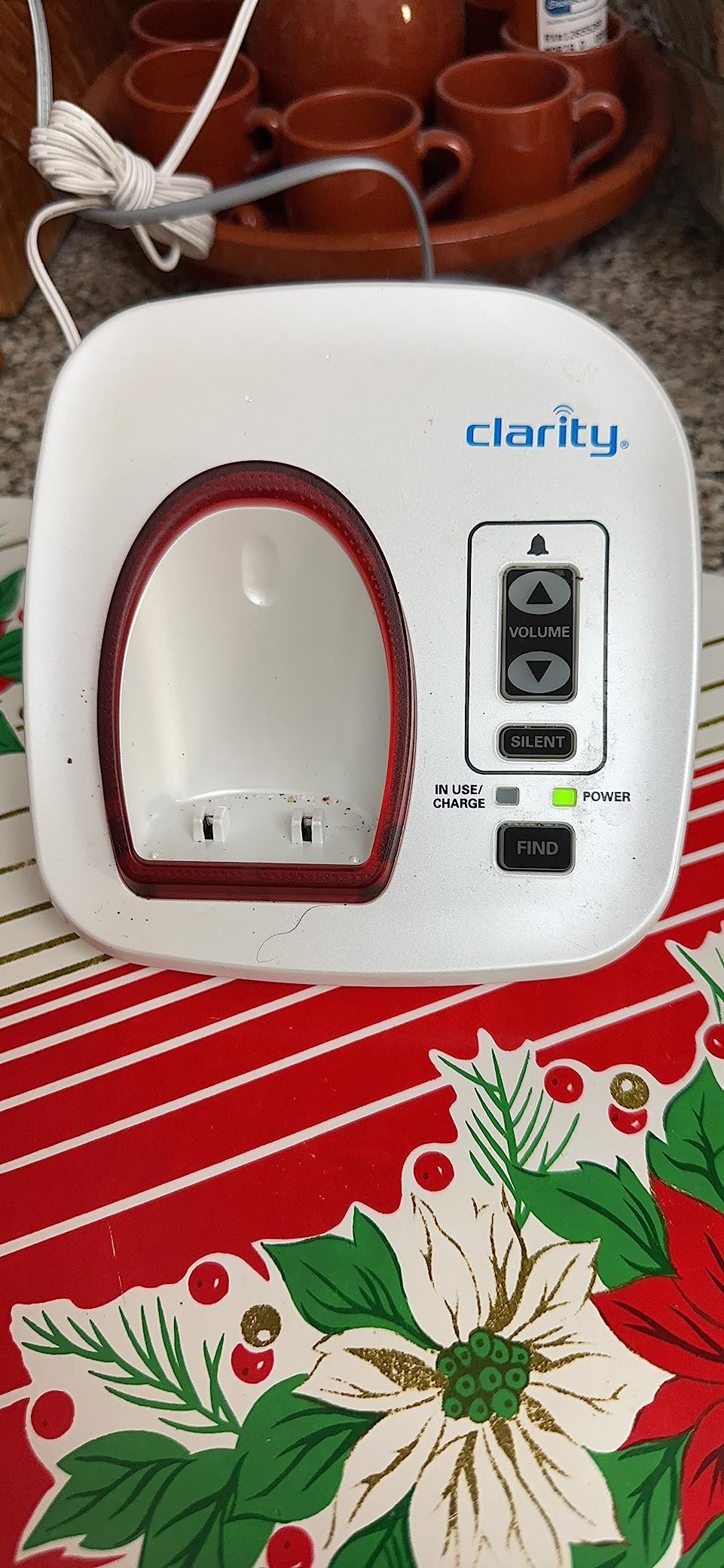 Clarity XLC3.4+ DECT 6.0 Landline Amplified Cordless Phone, Extra-Loud Ringer, Big Buttons Cordless Home Phone, Talking Caller Id & Dual Power Battery customer photo 2