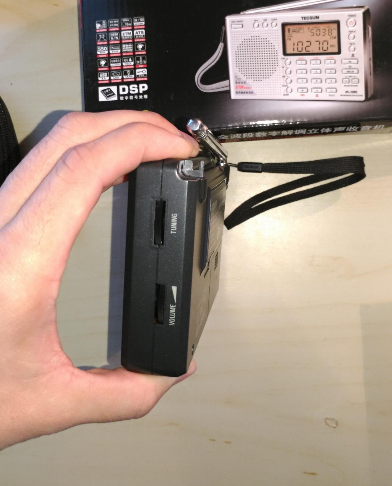 TECSUN PL-380 DSP FM Stereo. MW. SW. LW. World Band PLL Radio Receiver, LCD Display, ETM Function Added customer photo 2