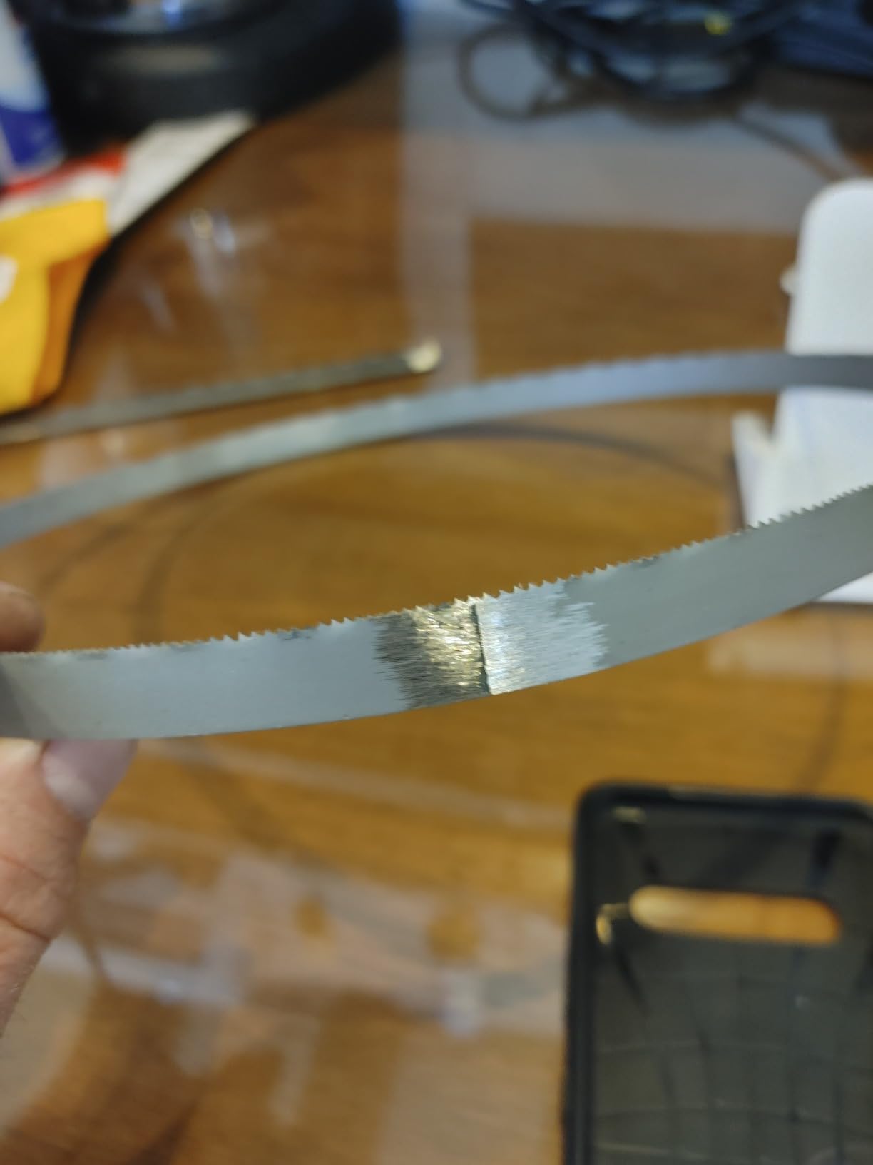 DEWALT Portable Band Saw Blade, 32-7/8-Inch, .020-Inch, 14/18 TPI, 3-Pack (DW3986C) customer photo 2