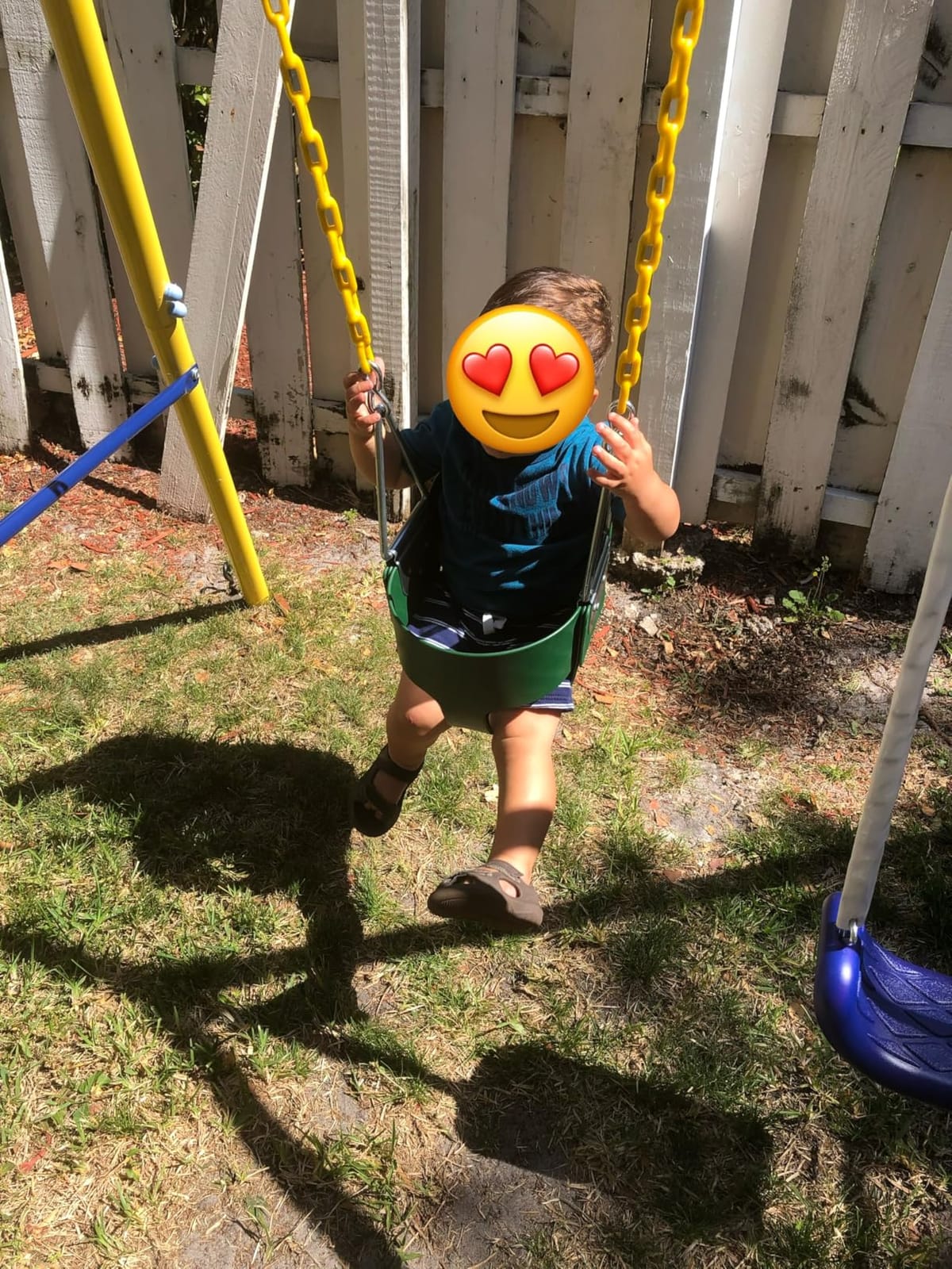 Eastern Jungle Gym Heavy-Duty High Back Full Bucket Toddler Swing, Green customer photo 1
