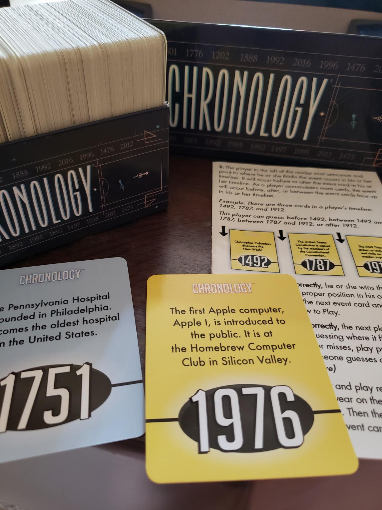 Buffalo Games - Chronology - The Game Where You Make History - Historical Timeline Trivia for 2+ Players, Ages 14+ customer photo 1