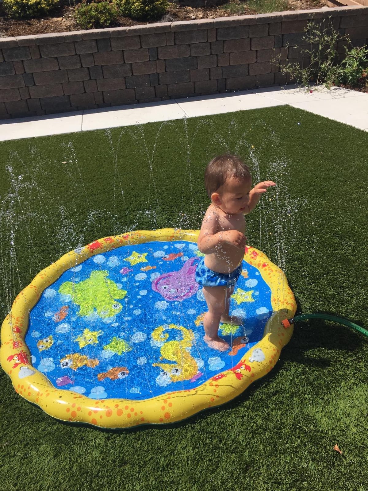 BANZAI 54In-Diameter Sprinkle & Splash Play Mat customer photo 2