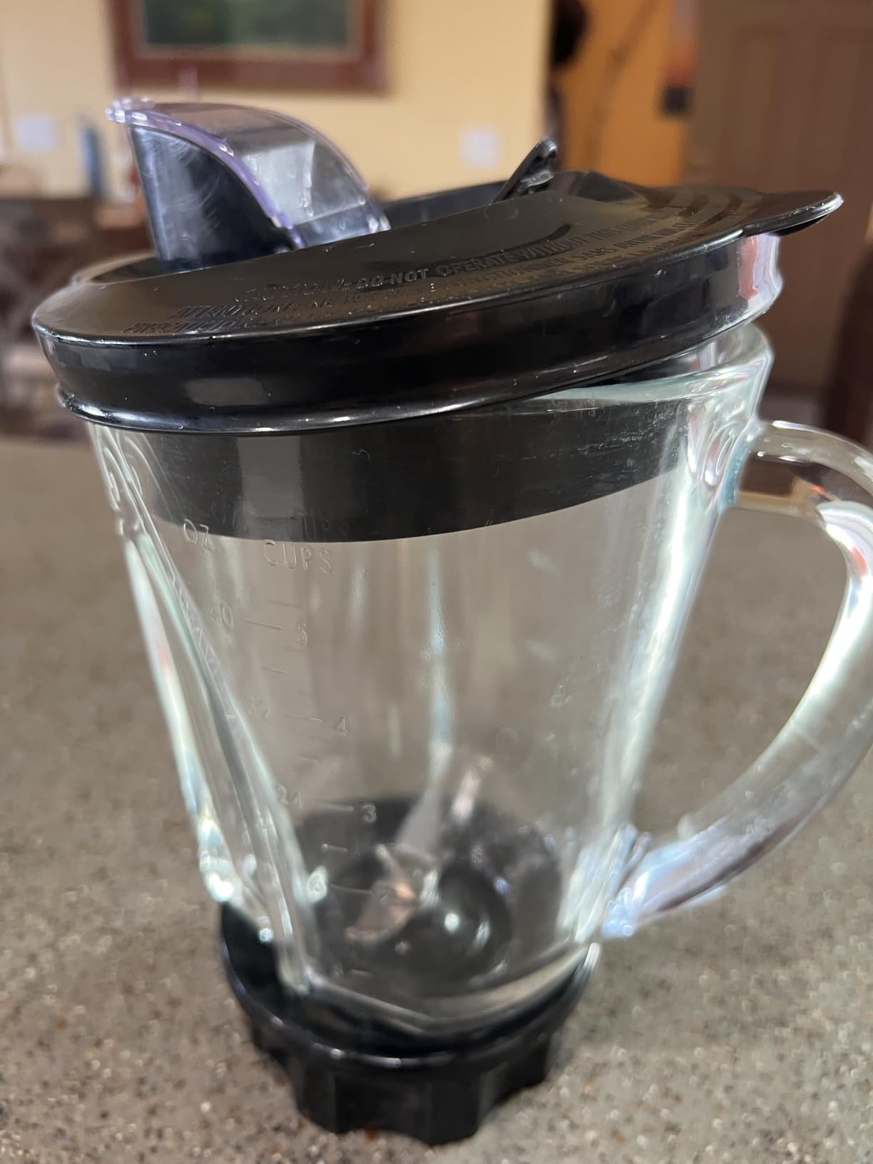 Hamilton Beach Wave Crusher Blender For Smoothies With 40 Oz Glass Jar and 14 Functions, Ice Sabre Blades & 700 Watts for Consistently Smooth Results, Black + Stainless Steel (54221) customer photo 1