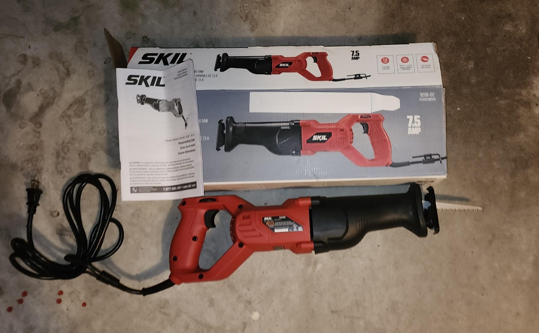 Skil 9206-02 7.5-Amp Variable Speed Reciprocating Saw customer photo 1