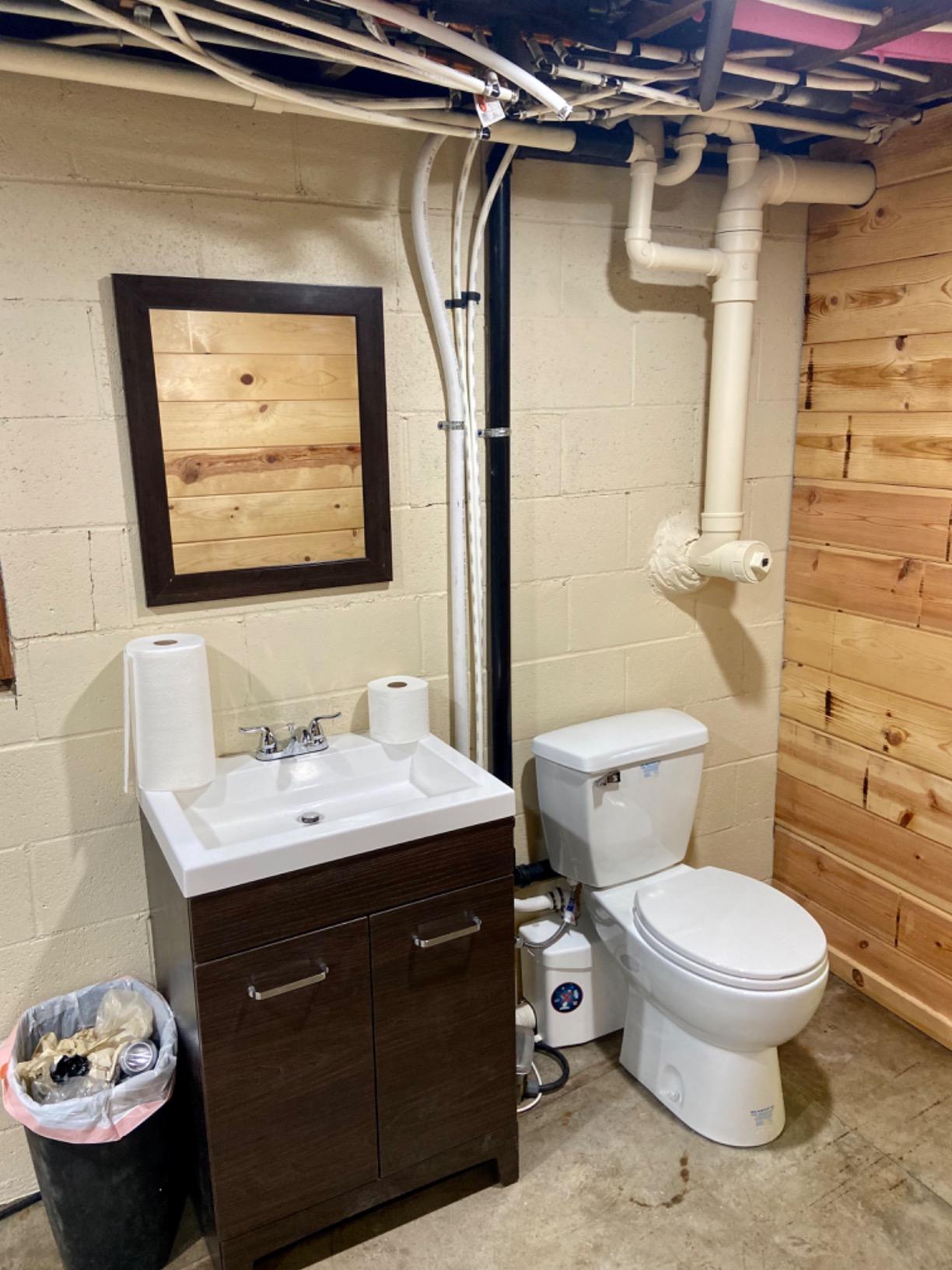 Saniflo SaniPLUS: Macerating Upflush Toilet Kit (with Standard Bowl) customer photo 2