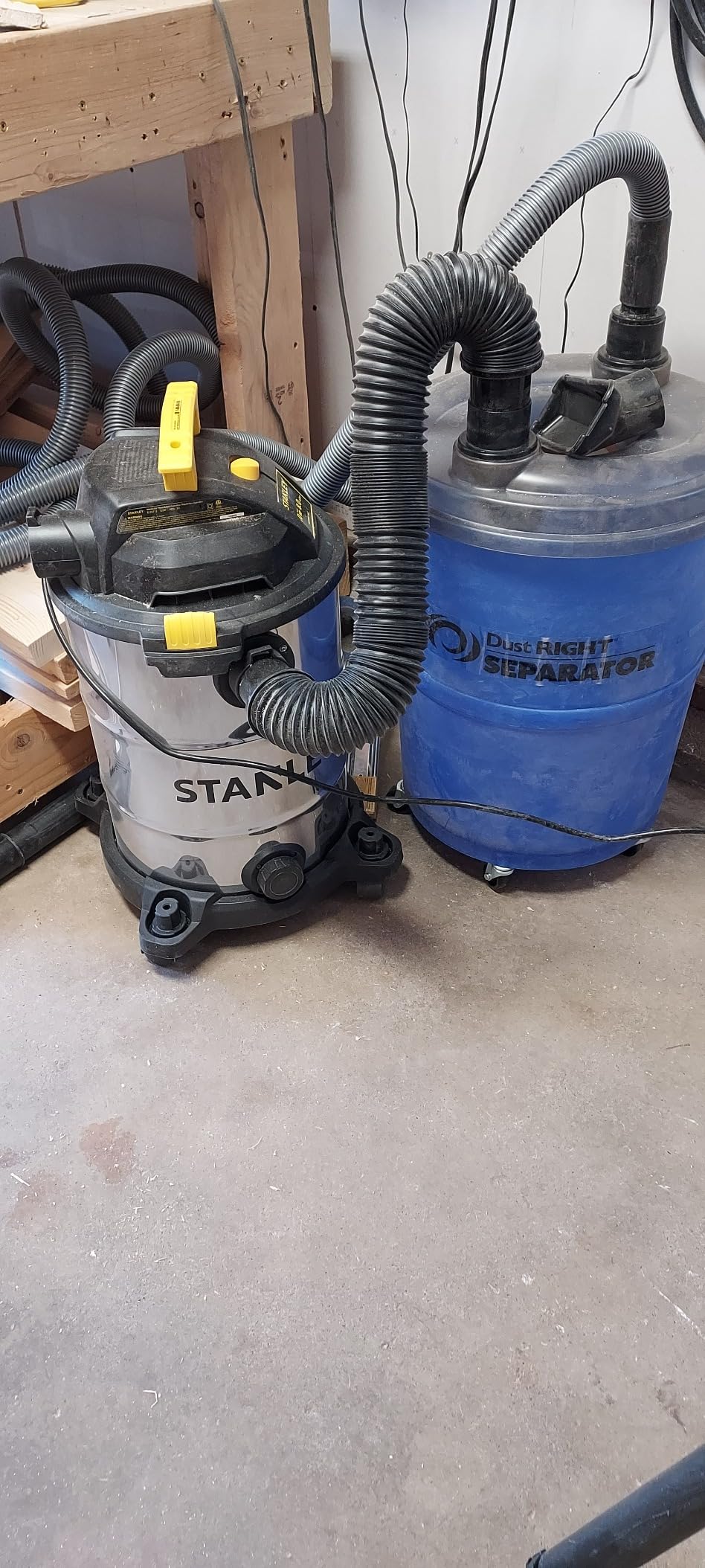 Rockler Dust Right Dust Separator w/ 36” Hose & 10Ga Bucket for Shop Vac customer photo 2