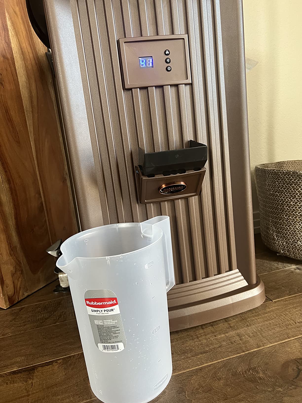 AIRCARE Digital Whole-House Pedestal-Style Evaporative Humidifier (Nutmeg) customer photo 2