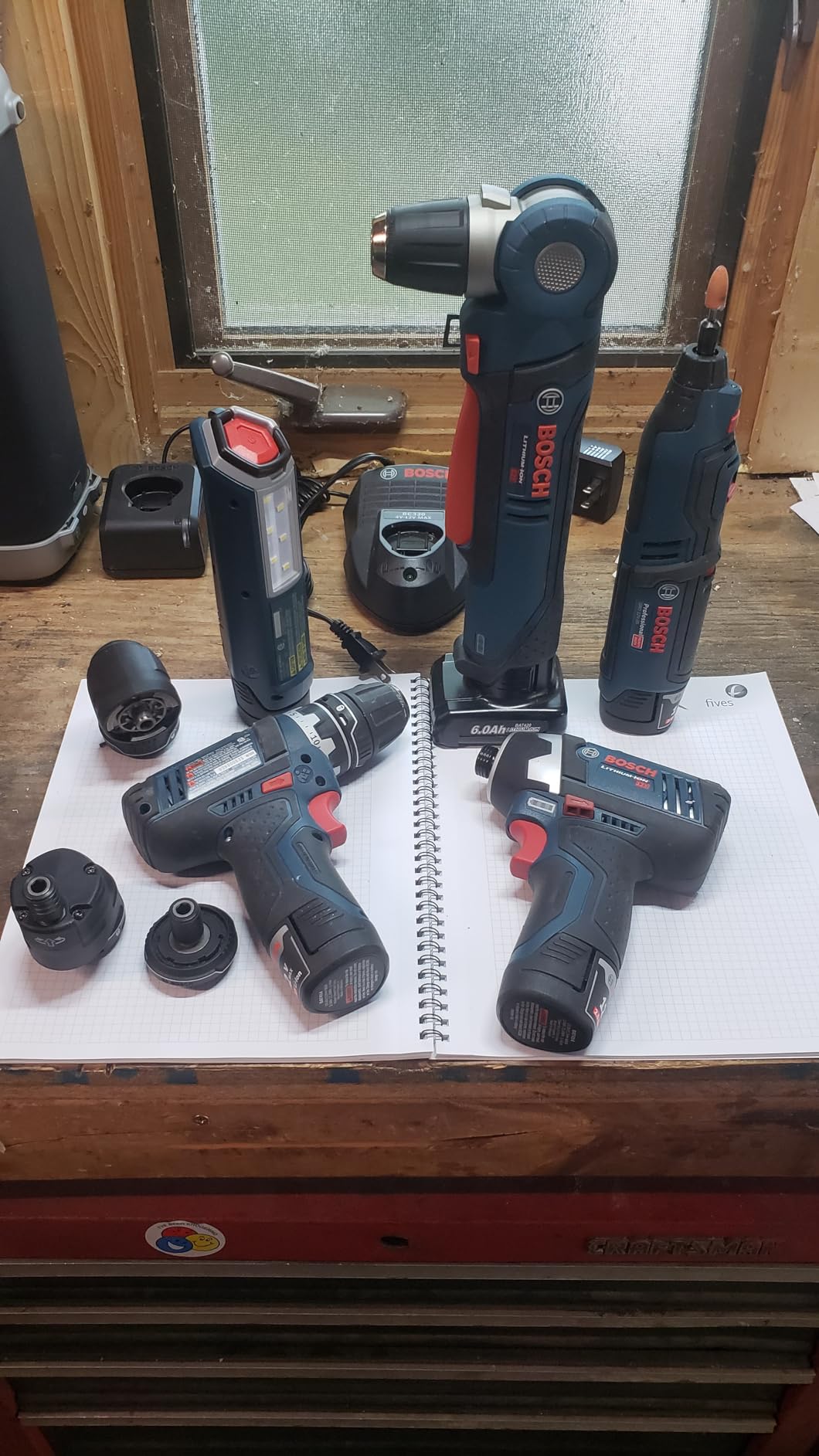 BOSCH PS11-102 12V Max 3/8 In. Right Angle Drill/Driver Kit with 2.0Ah Lithium Ion Battery customer photo 1