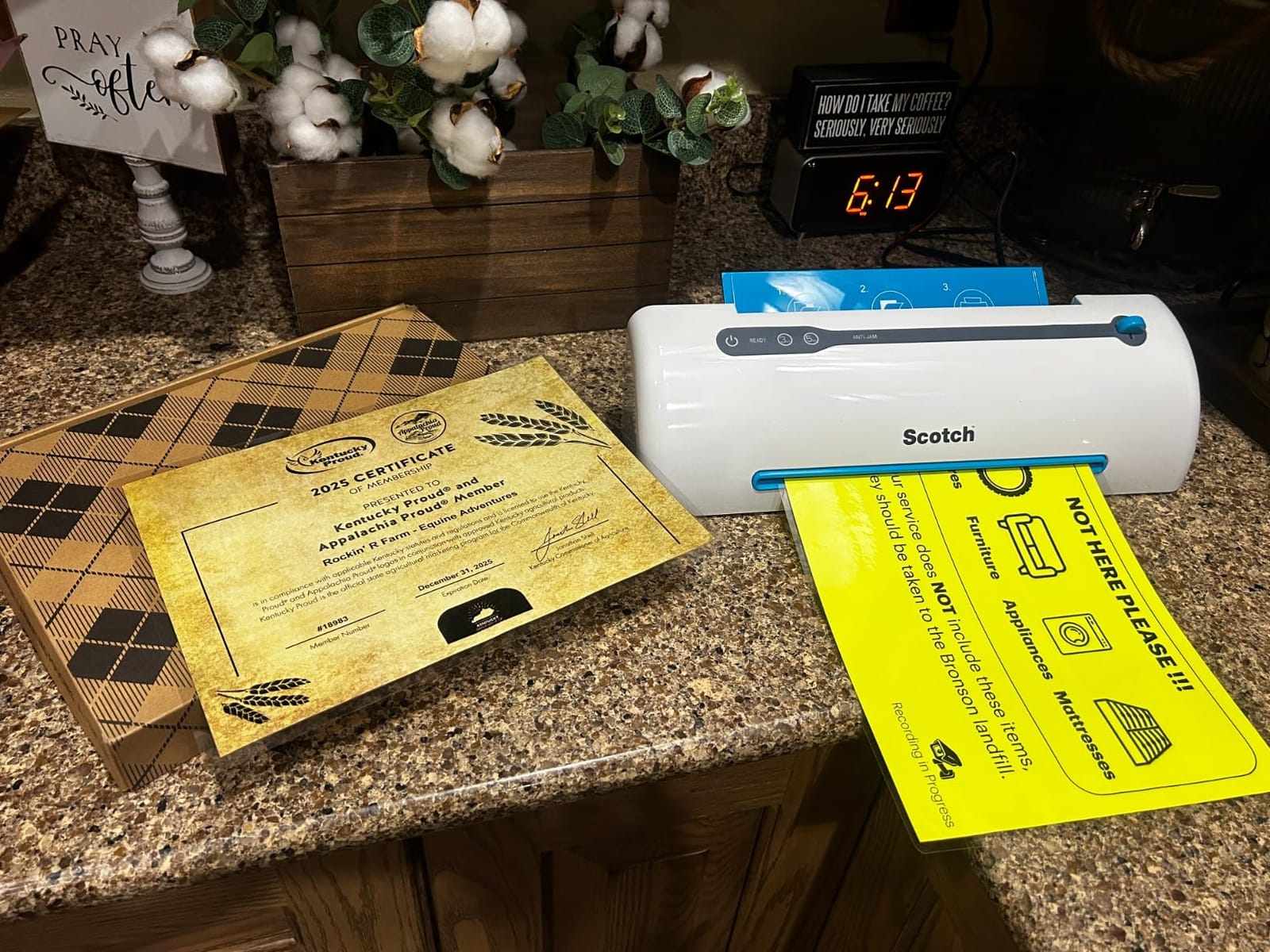 Scotch PRO TL906 Thermal Laminator Machine, 9 Inch customer photo 1