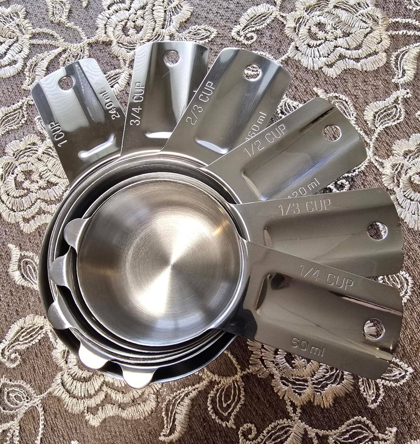 Bellemain Stainless Steel Measuring Cups Set of 6, Nesting Design customer photo 1