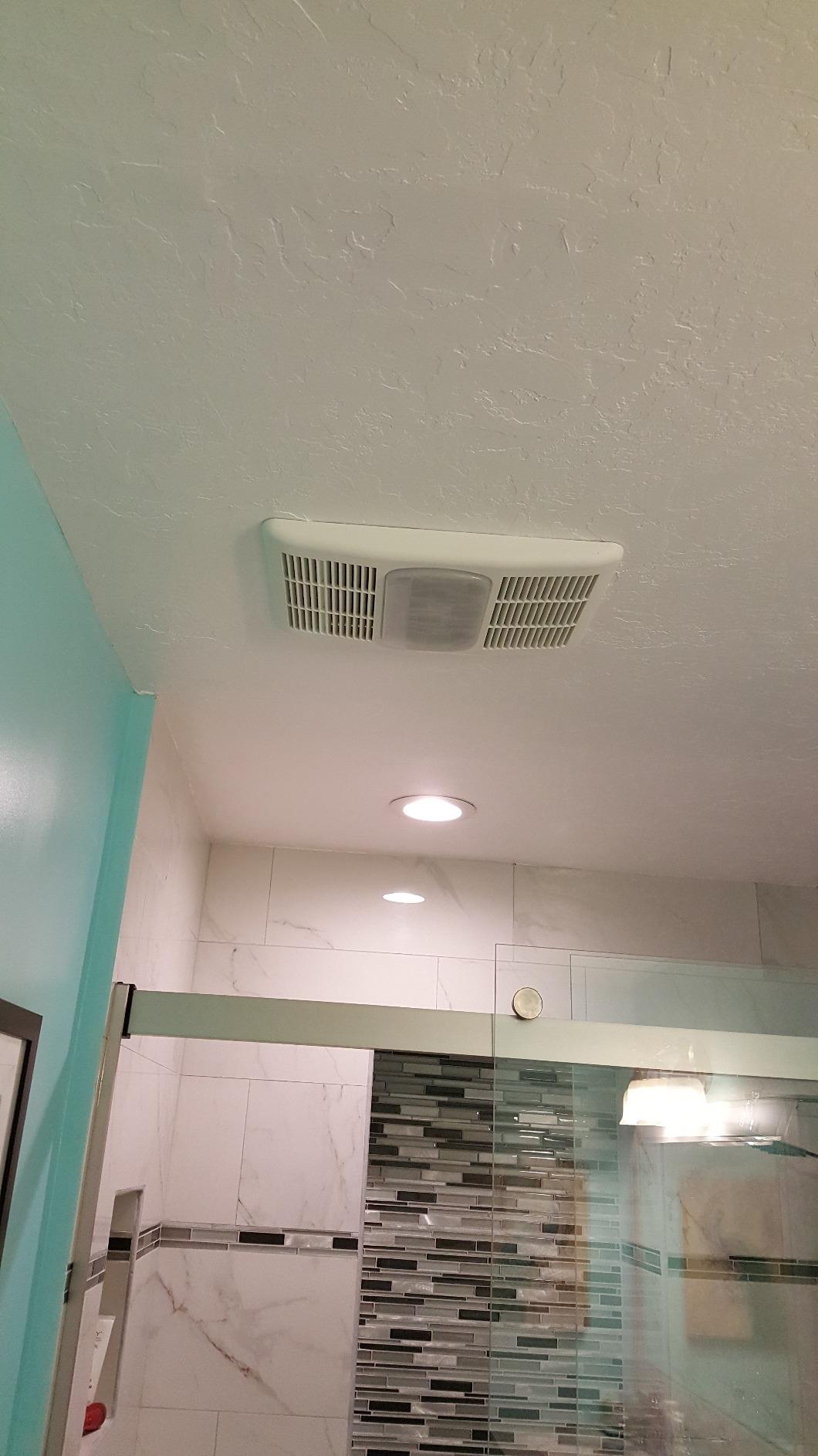 breez Delta Bathroom Exhaust Fan Radiance - Light and Heater - 80 CFM customer photo 1
