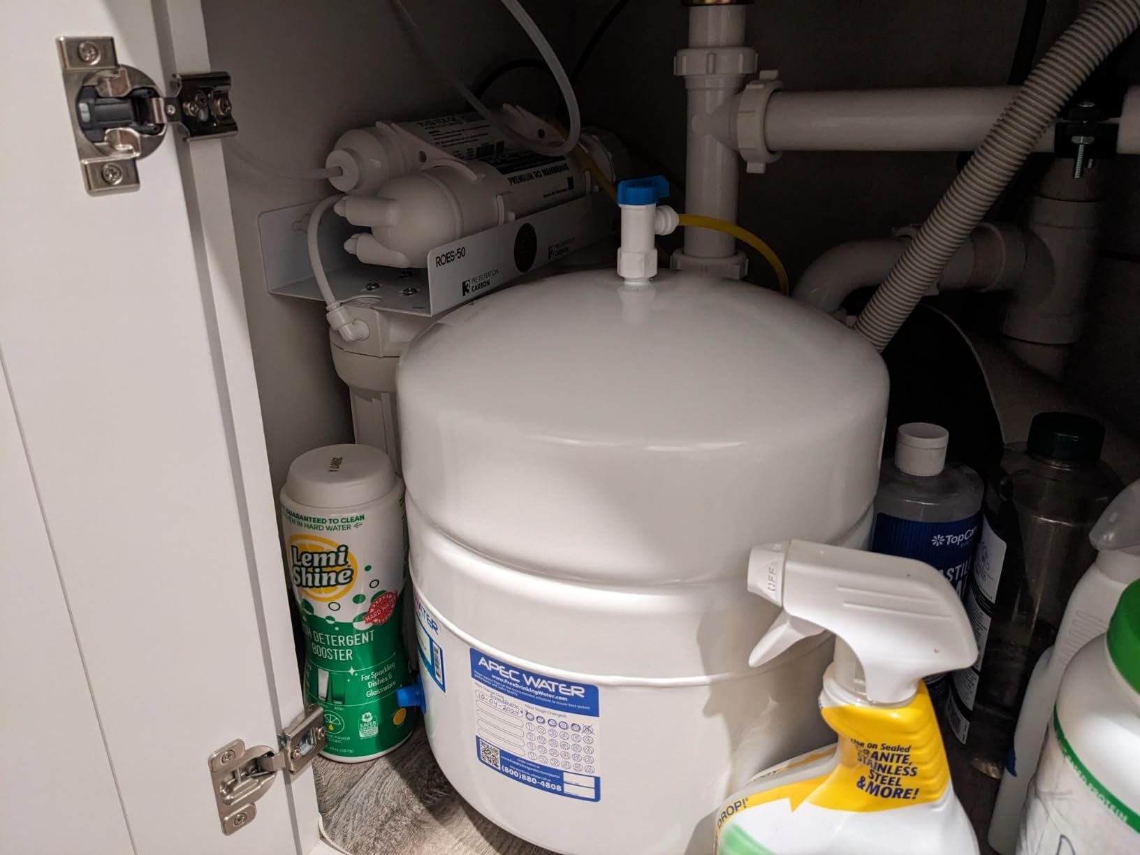 APEC Water ROES-50, 5-Stage Under Sink Reverse Osmosis System, 50 GPD customer photo 2