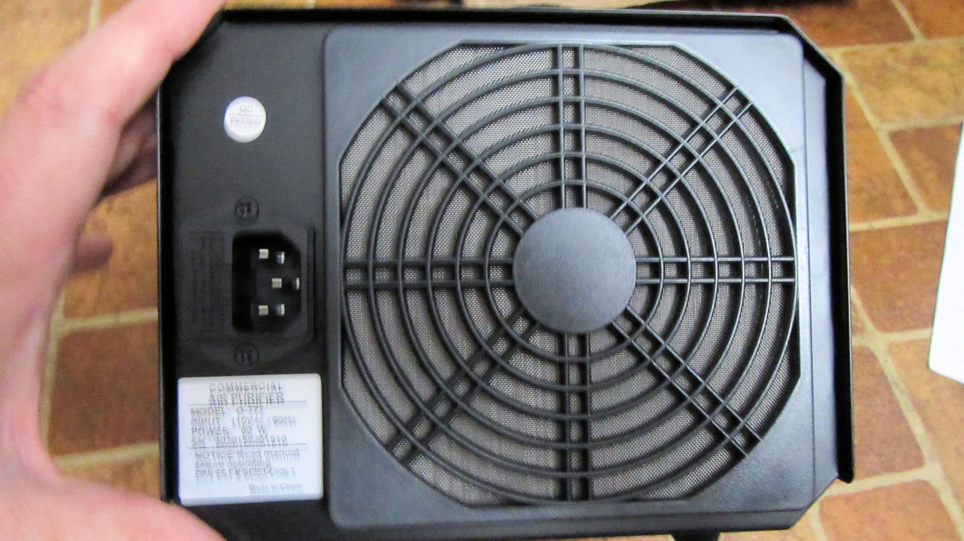 Enerzen Ozone Generator 60,000mg Industrial O3 Air Purifier Deodorizer (60,000mg - Black) customer photo 2