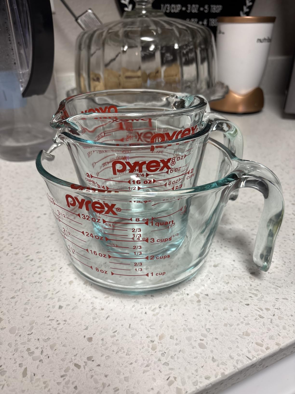 Pyrex Essentials (3-Pack) Glass Measuring Cups Set (1, 2 & 4 Cup) customer photo 2
