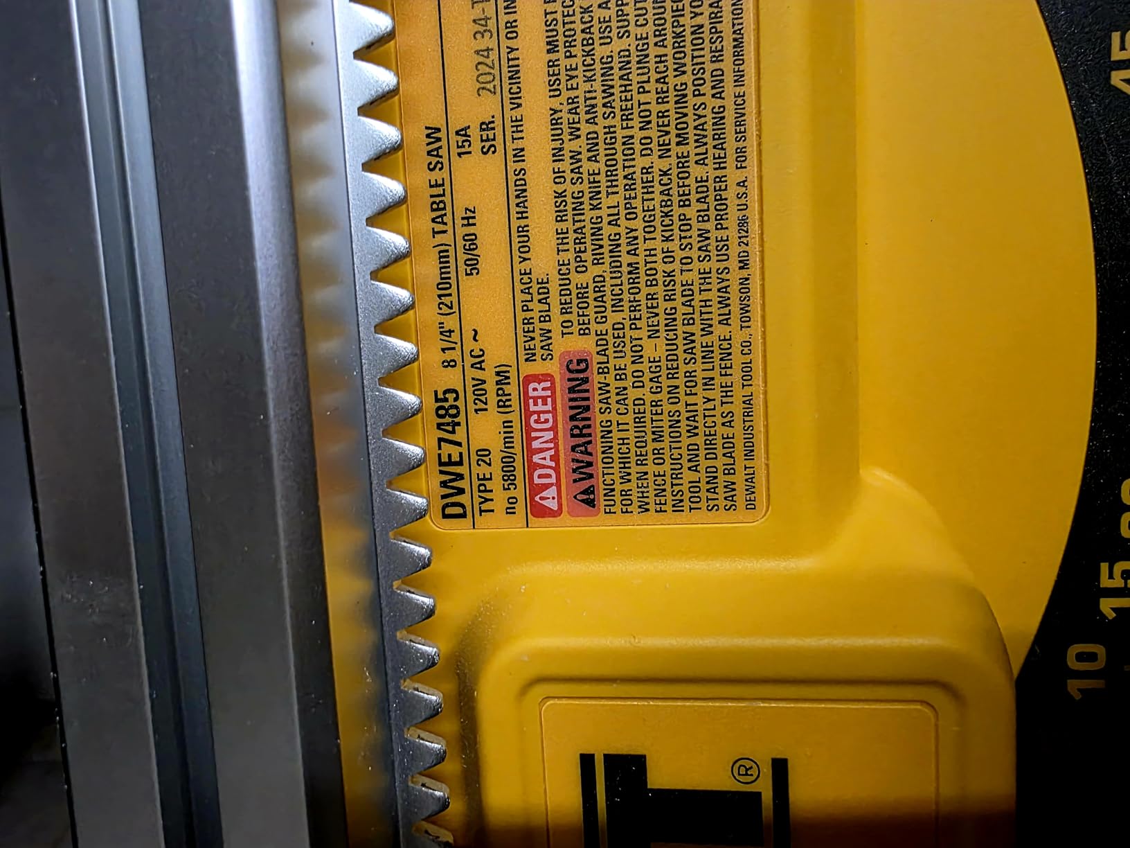 DEWALT DWE74911 Rolling Table Saw Stand customer photo 1