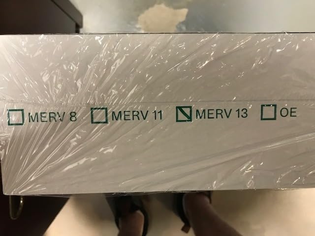 Filterbuy 20x25x5 Air Filter MERV 13 Smoke & Allergy Defense (2-Pack) customer photo 2
