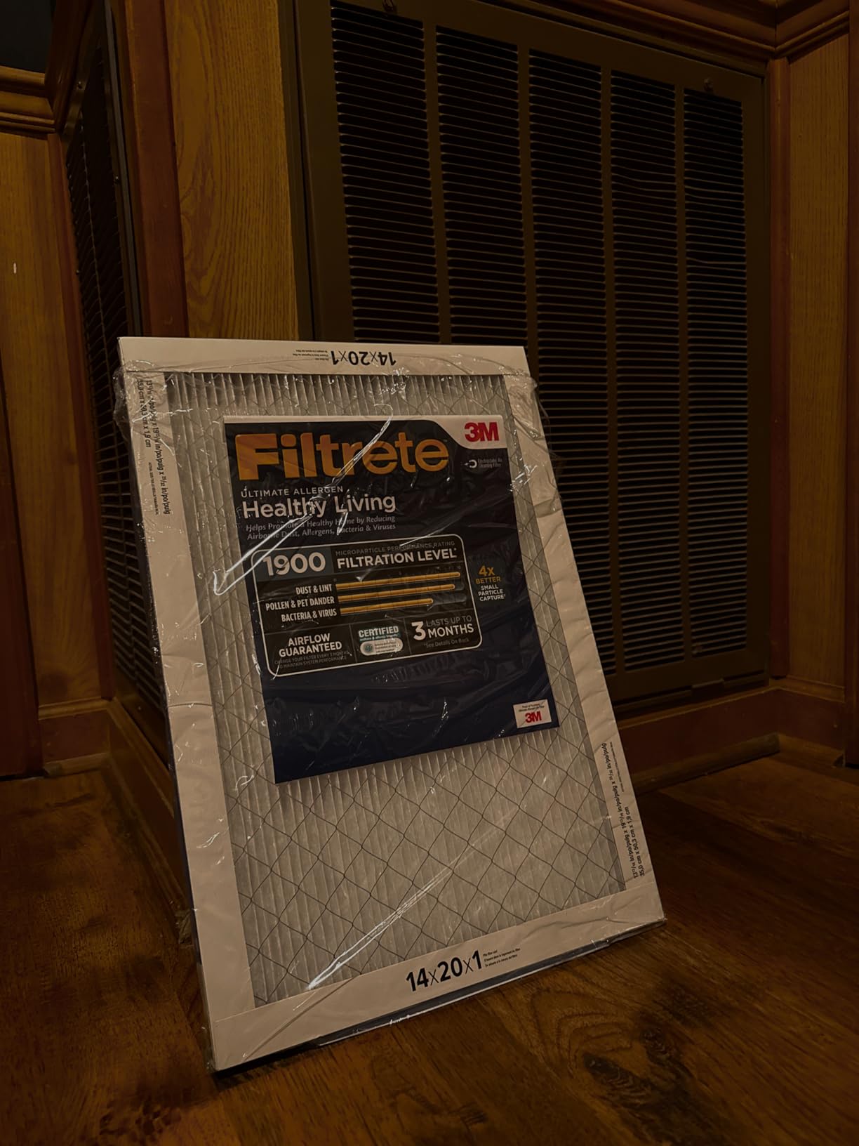 Filtrete 16x25x1 Air Filter, MERV 13 MPR 1900, Allergens, Bacteria, Viruses & Air Pollutants, 3-Month AC/Furnace Filters, Cleaner Air Reliable Airflow, 2 HVAC Filters(Act Size 15.62x24.62x0.78 in) customer photo 1