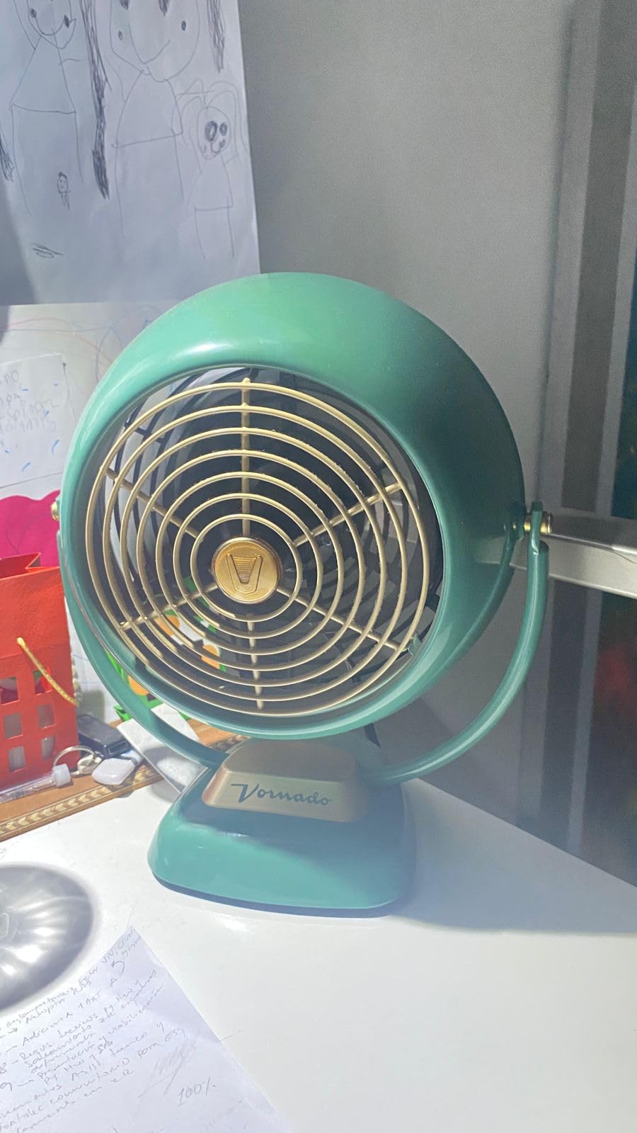 Vornado VFAN Jr. Vintage Air Circulator Fan, Green customer photo 1
