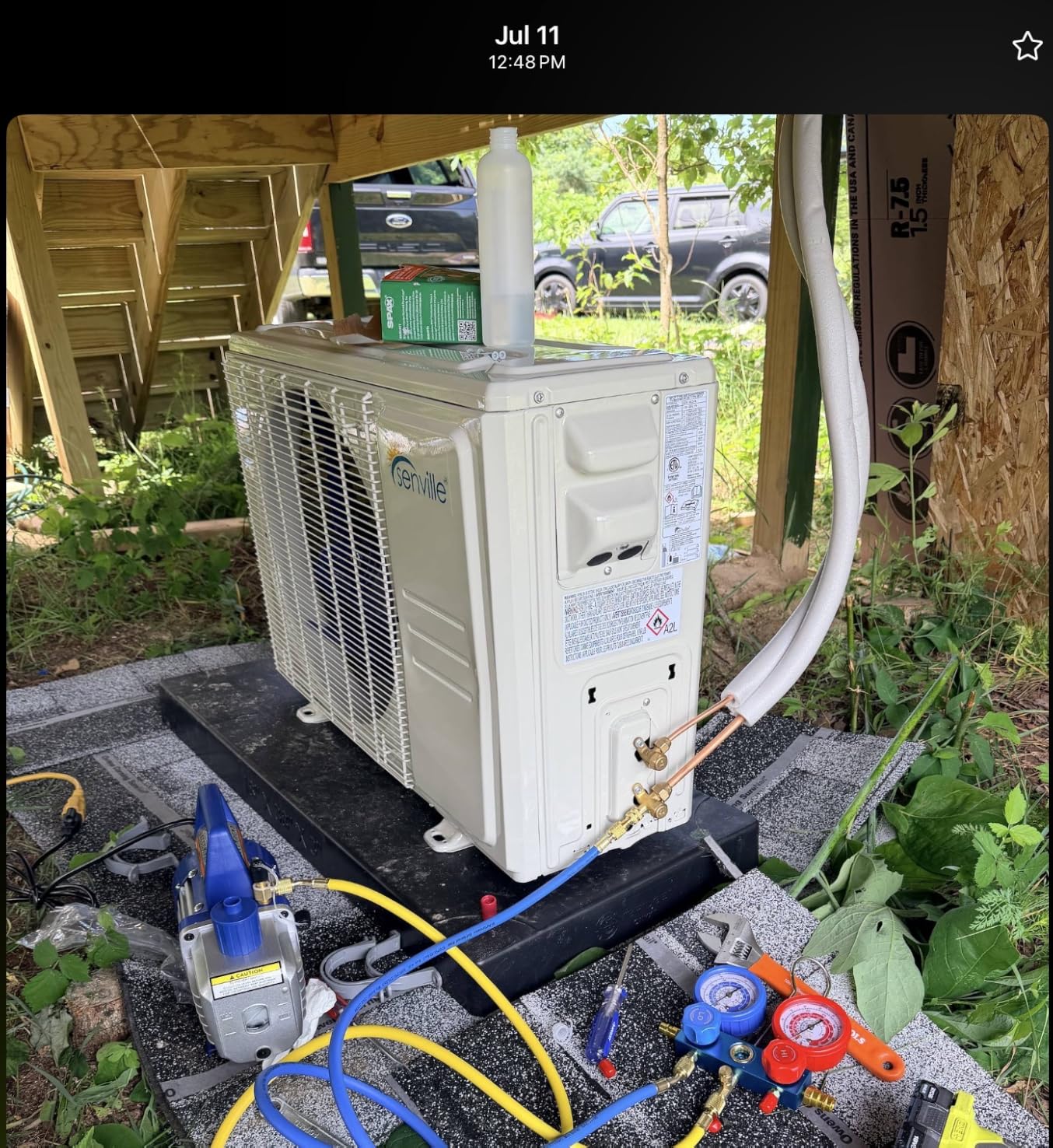 Senville LETO Mini Split Air Conditioner, Heat Pump, White, 9000 BTU customer photo 2