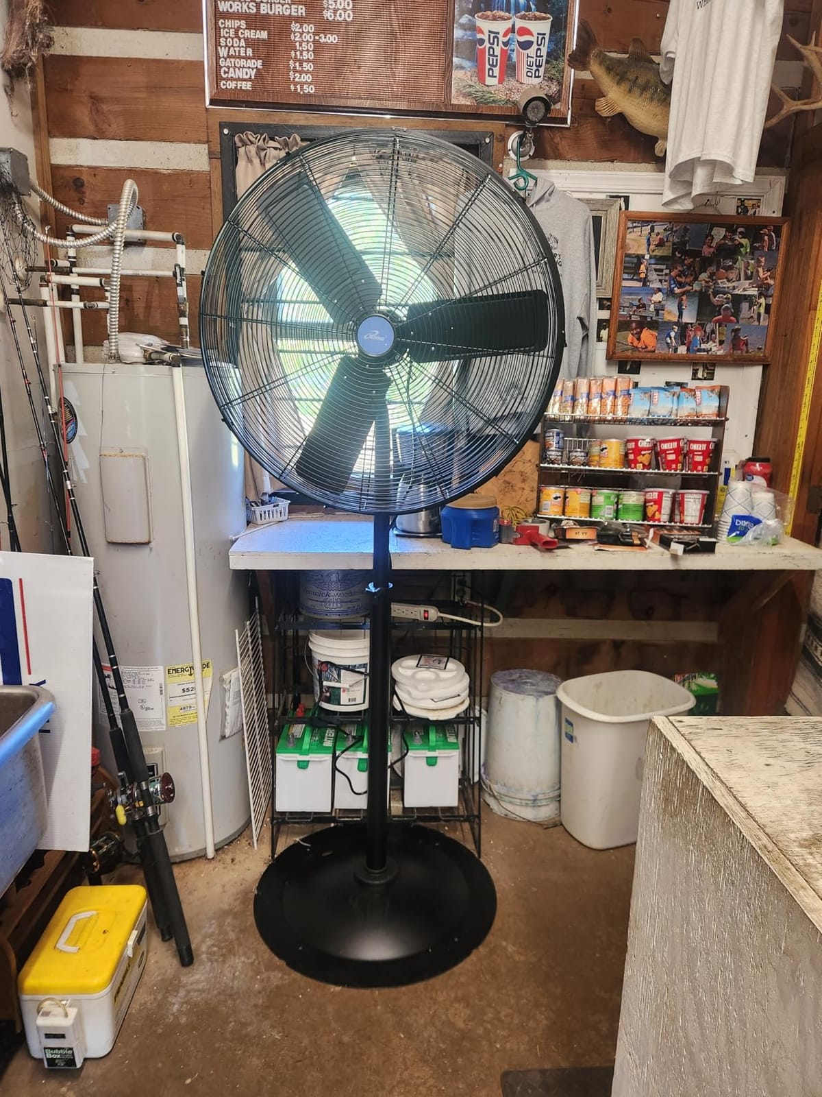 iLiving ILG8P30-72 Commercial Pedestal Floor Fan, 30-Inch, Industrial Heavy Duty Floor Standing Fan with 7261 CFM, Perfect for Home, Shop, Bedroom, Gym, Garage, Black customer photo 2
