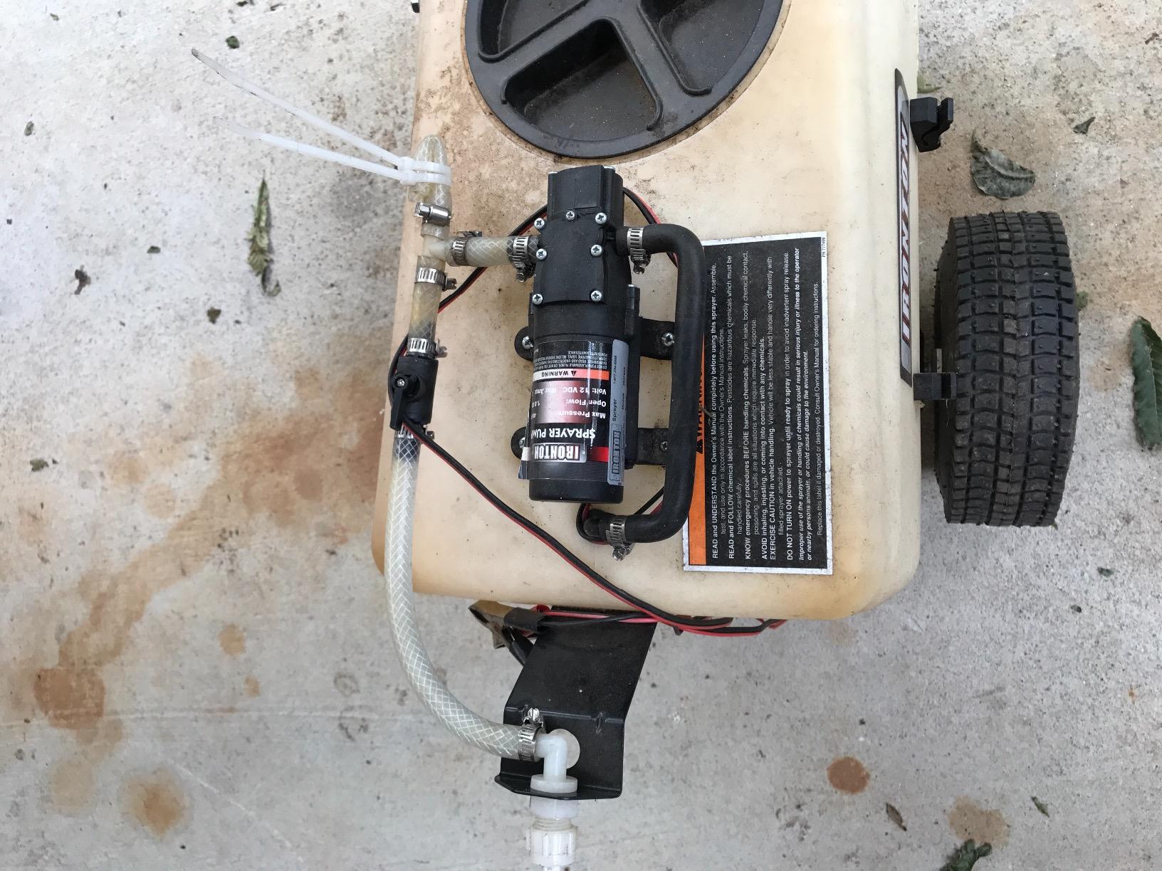 Ironton Tow-Behind Trailer Broadcast and Spot Sprayer, 13-Gal. Capacity customer photo 1