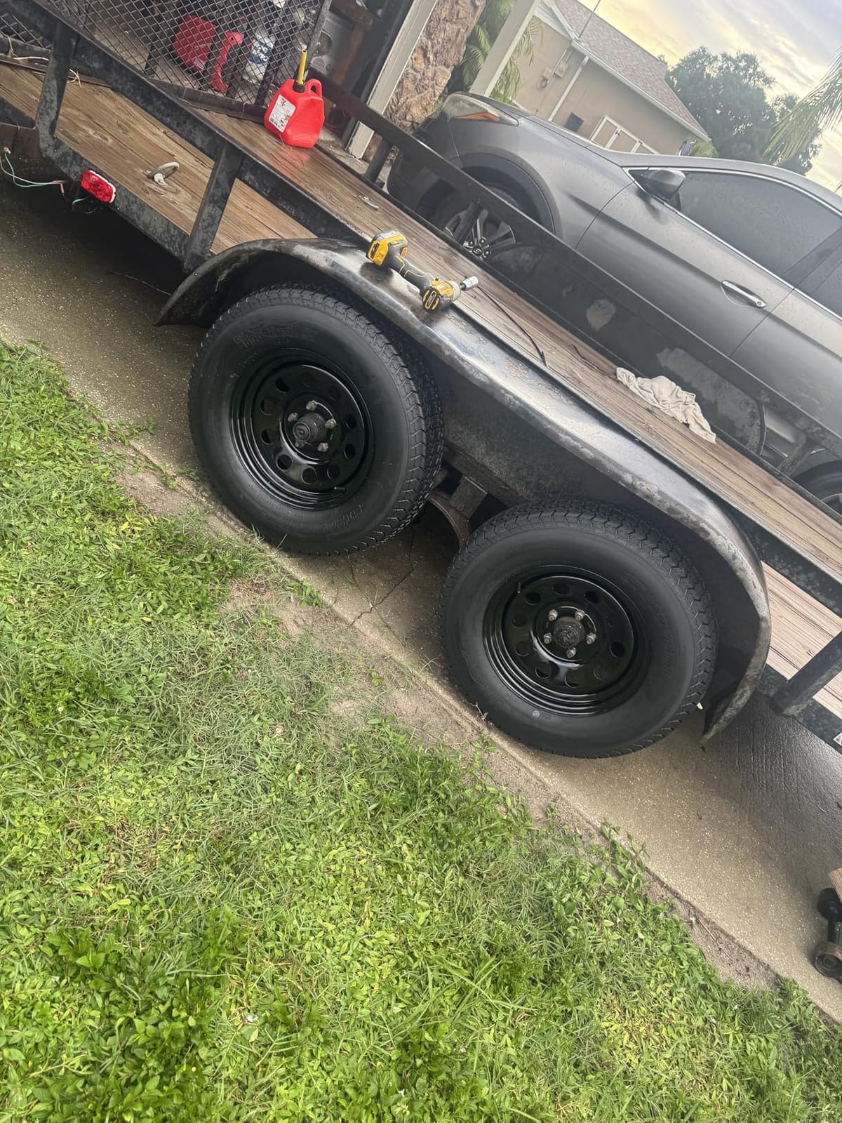eCustomrim 2-Pack Trailer Tire Rim Assembly ST205/75D15 5 Lug Black Mod customer photo 1
