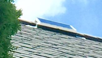 ECO-WORTHY 25W Solar Powered Attic Ventilator Gable Roof Vent Fan with 30W Foldable Panel - Fans for Home Attic, Greenhouse, RV or Outdoor, Ready-to-Use Fan, customer photo 1