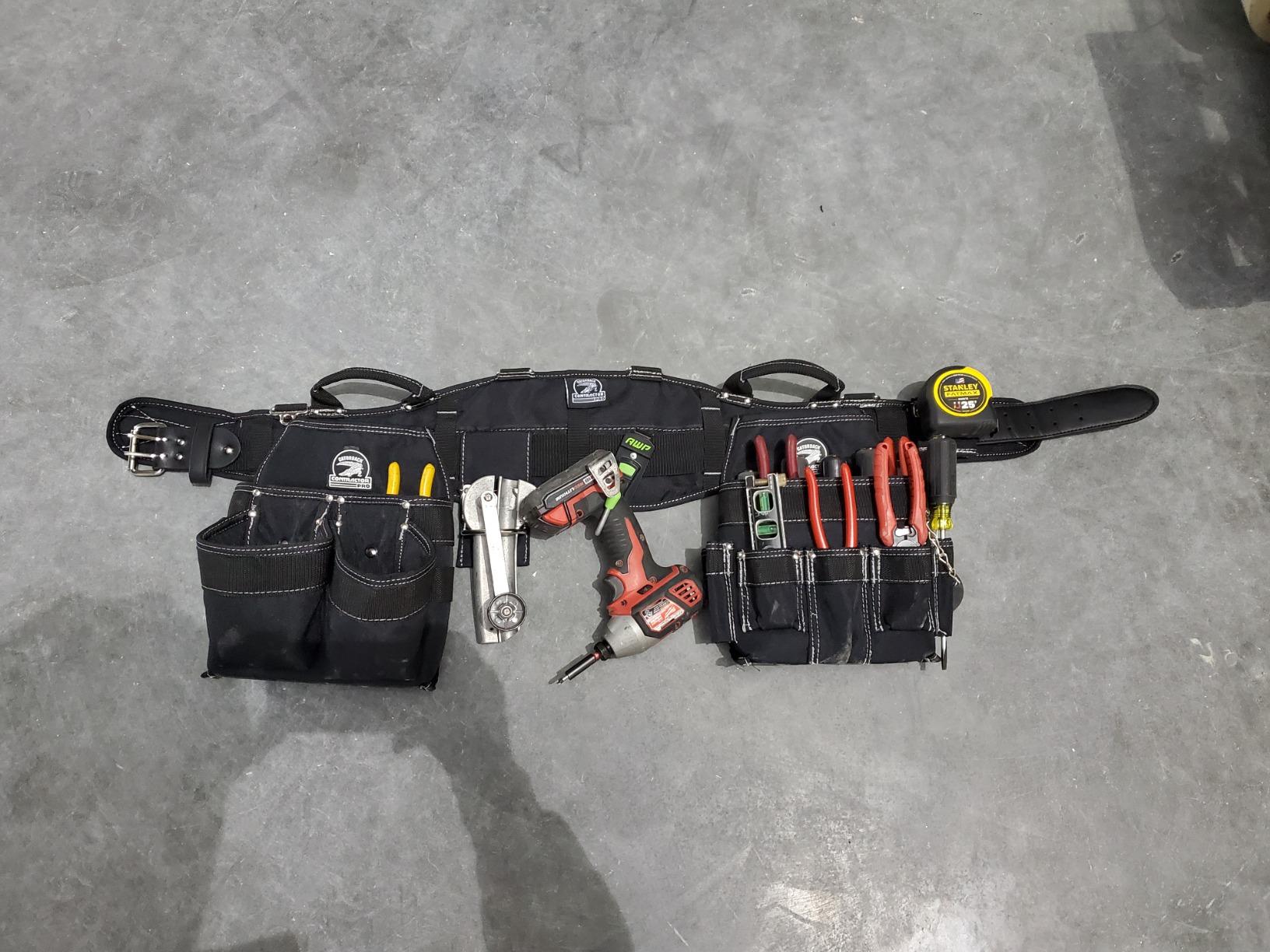 Gatorback B240 Professional Electrician Tool Belt Combo, Medium customer photo 2