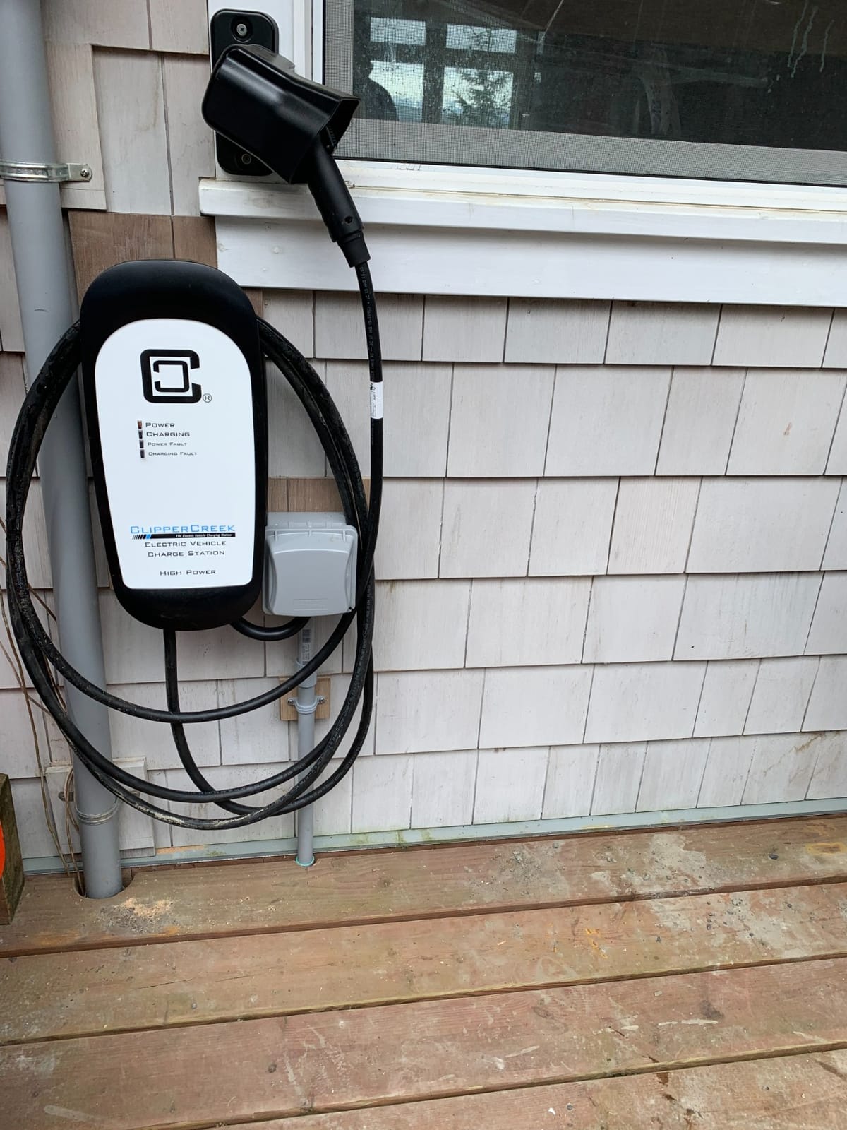 32 Amp Plug-in Level 2 EV Charger for Home, Enphase HCS-40 (Formerly ClipperCreek), NEMA 14-50, 5-Year Warranty, 25 ft Cable, J1772 Connector, up to 31 Miles of Range per Hour customer photo 1