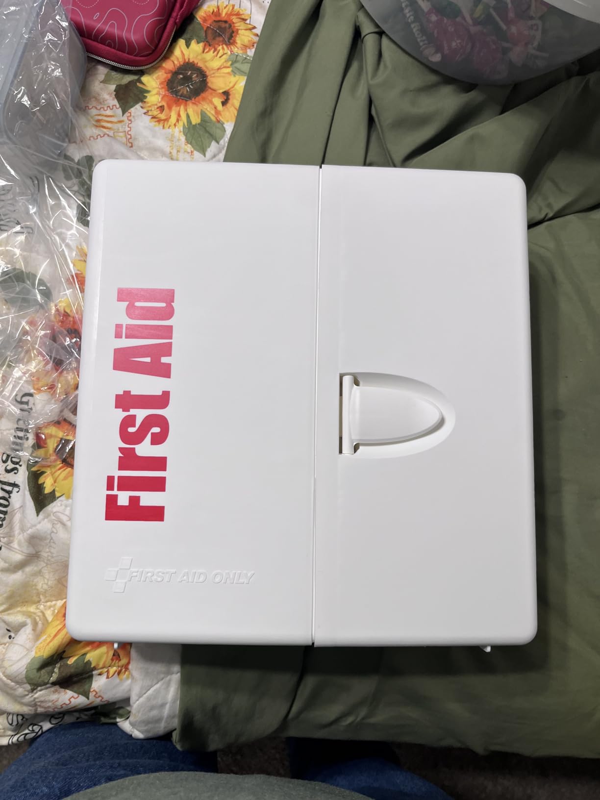 First Aid Only SmartCompliance 50-Person OSHA Compliant First Aid Kit for Business and Office Spaces - Large Plastic Cabinet - Emergency Supplies for Cuts, Bruises, and Scrapes - 245 Pieces customer photo 1