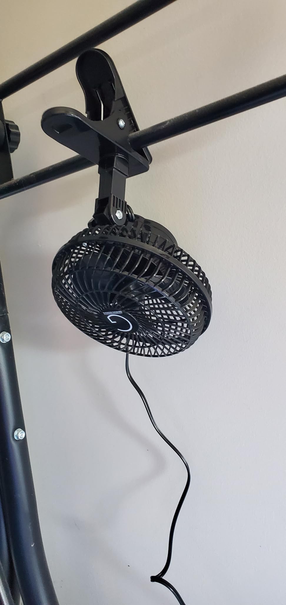 Genesis 6-Inch Clip Convertible Table-Top & Clip Fan Two Quiet Speeds - Ideal For The Home, Office, Dorm, More Black (A1CLIPFANBLACK customer photo 2