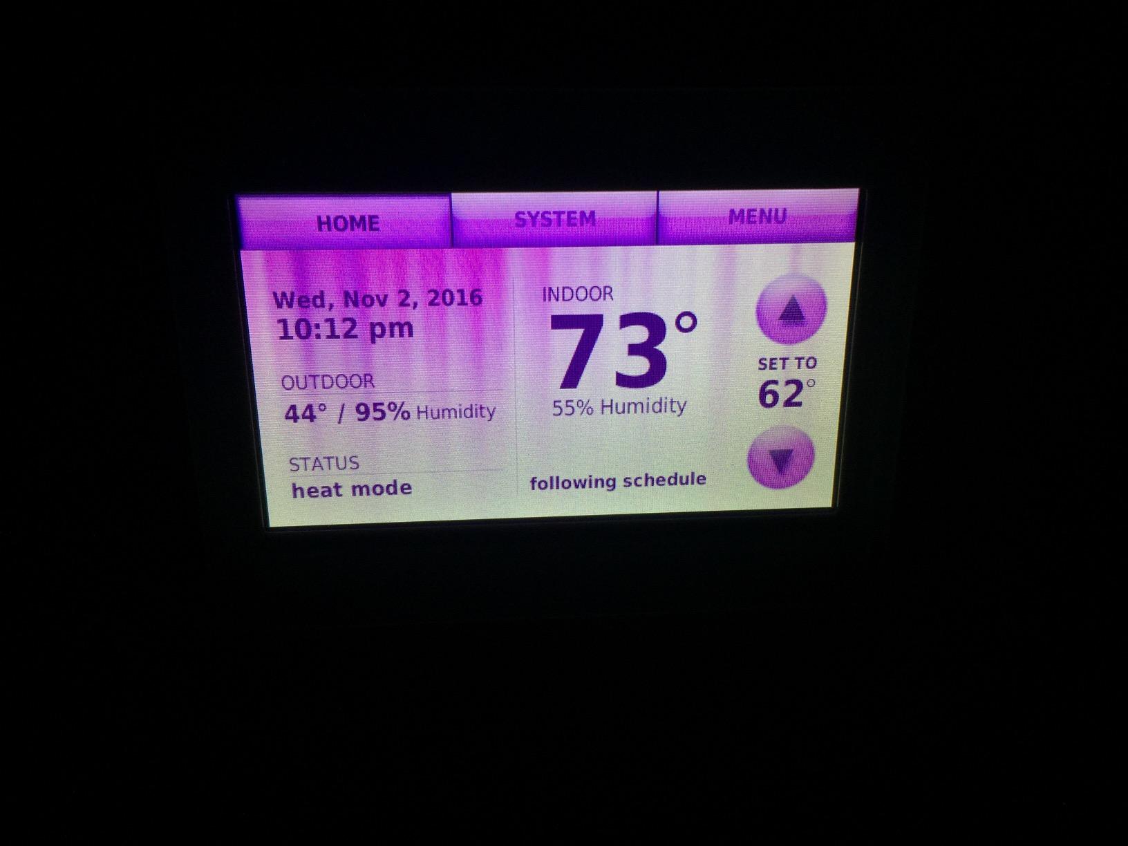 Honeywell Wireless WiFi Thermostat,7 Programmable customer photo 1