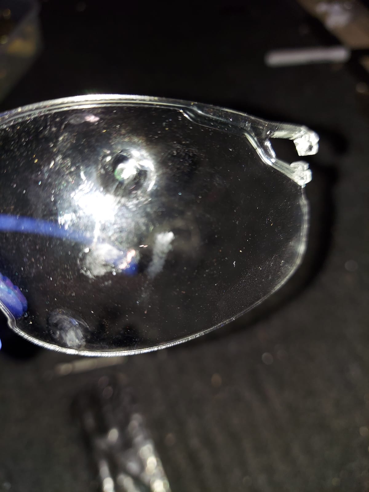 3M Safety Glasses, Solus 1000, Scotchgard Clear Lens, Blue/Black Frame customer photo 2