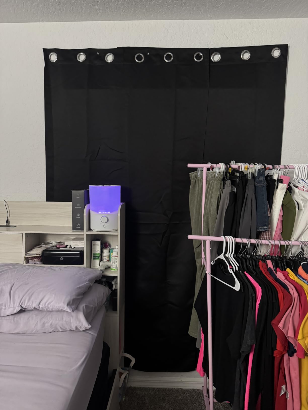 NICETOWN Black Blackout Curtains for Living Room 42 x 84 inches 2 Panels customer photo 1